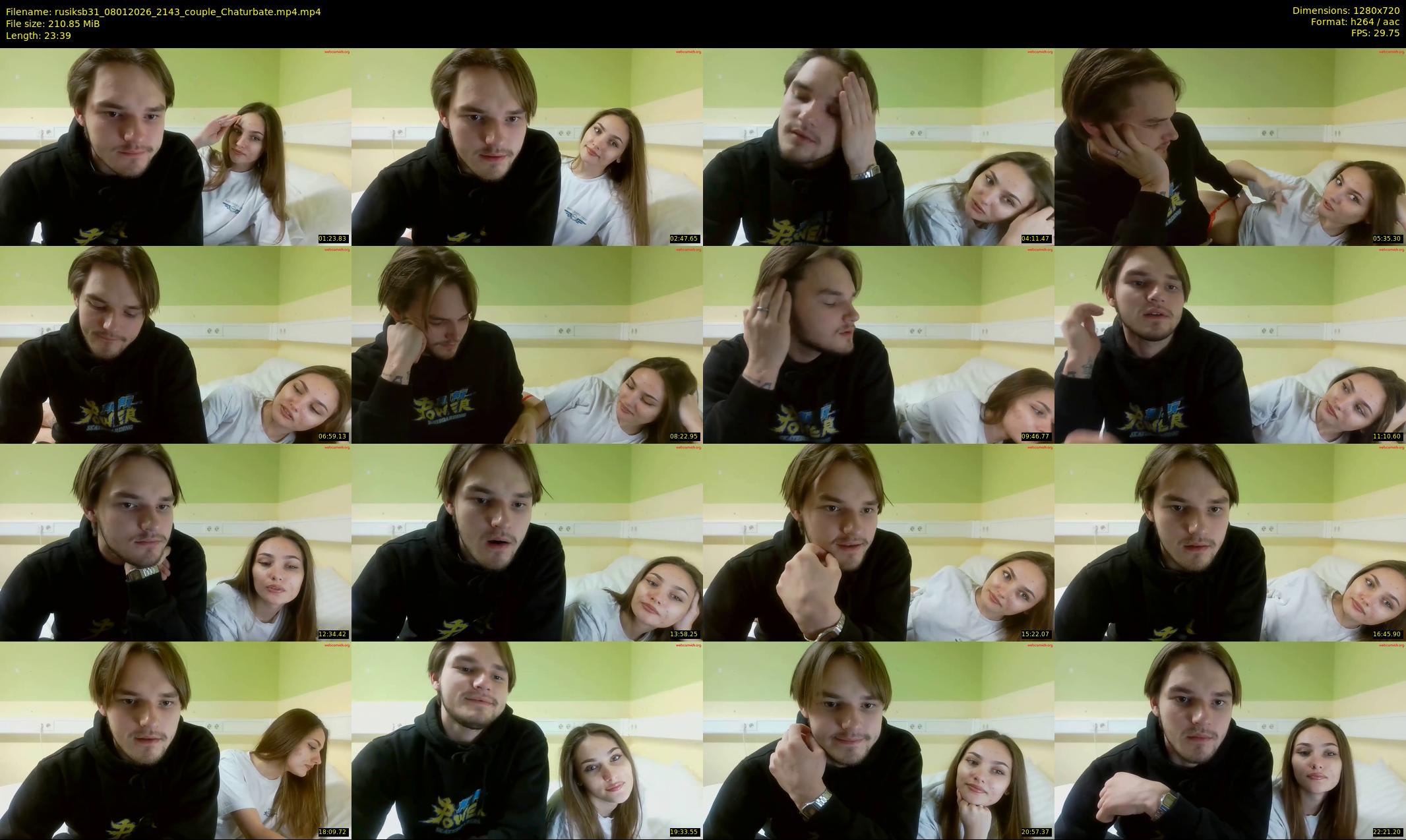 rusiksb31 — 24 minute Chaturbate couple cam show recording, 720p, Jan 8, 2026