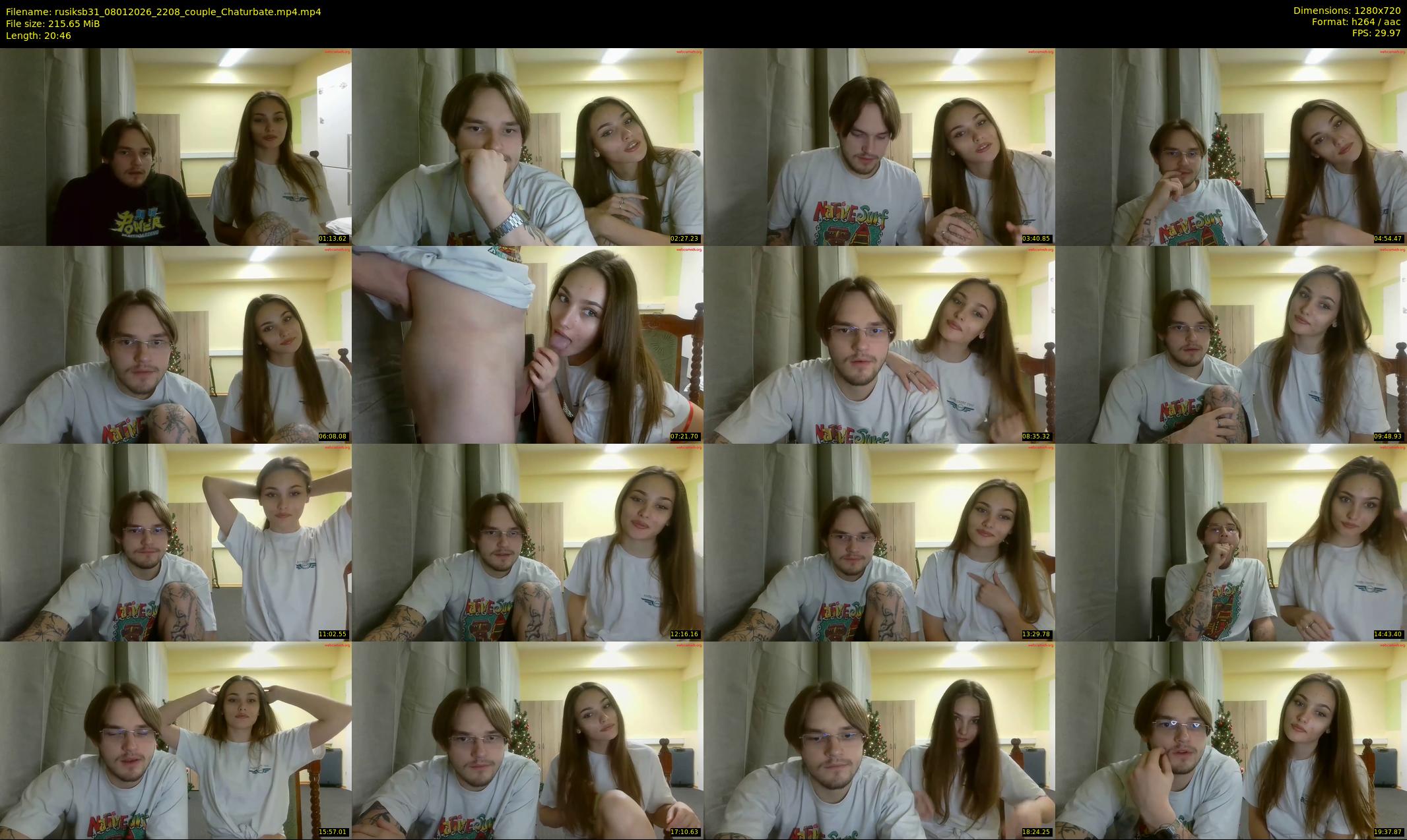 rusiksb31 — 21 minute Chaturbate couple cam show recording, 720p, Jan 8, 2026