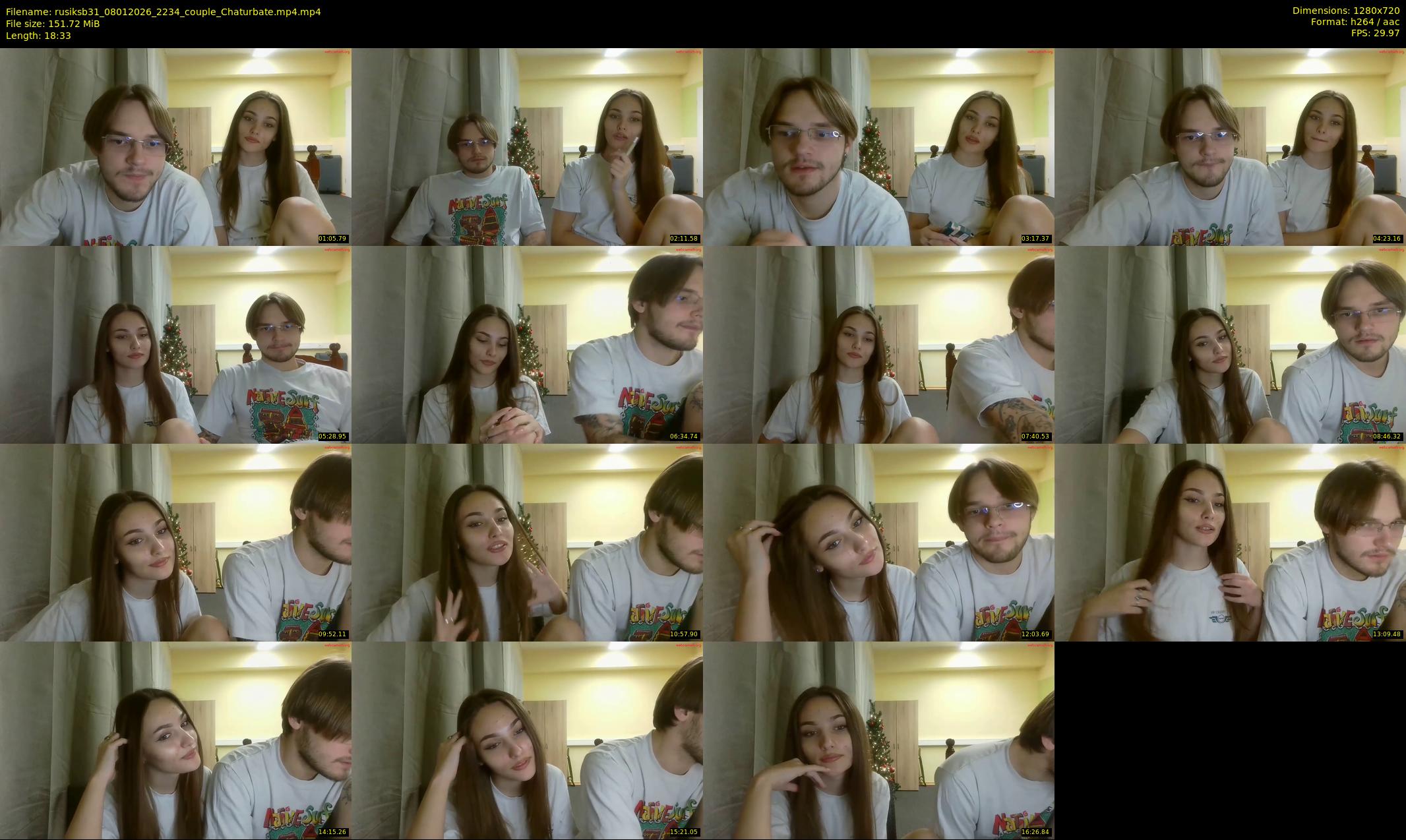 rusiksb31 — 19 minute Chaturbate couple cam show recording, 720p, Jan 8, 2026
