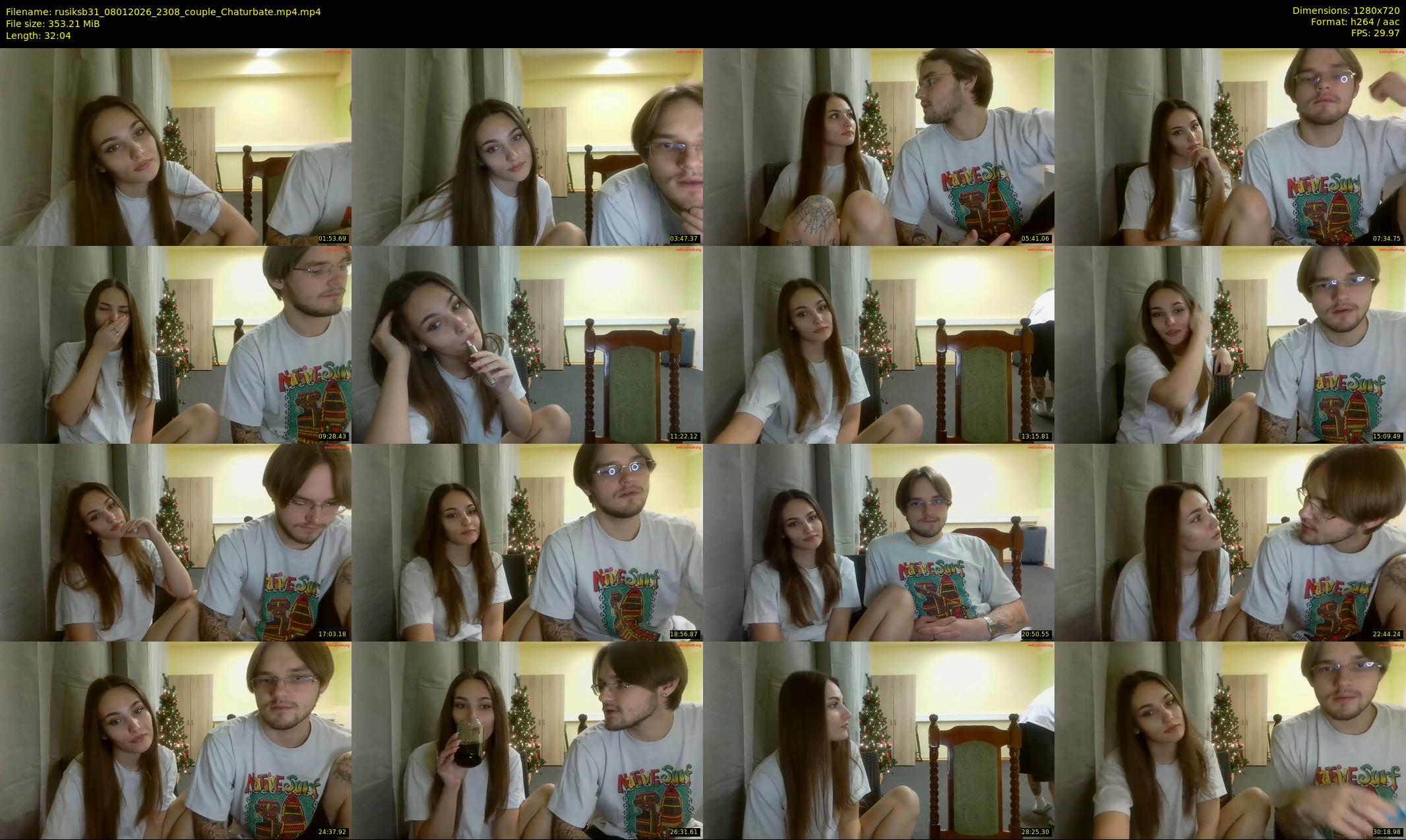 rusiksb31 — 33 minute Chaturbate couple cam show recording, 720p, Jan 8, 2026