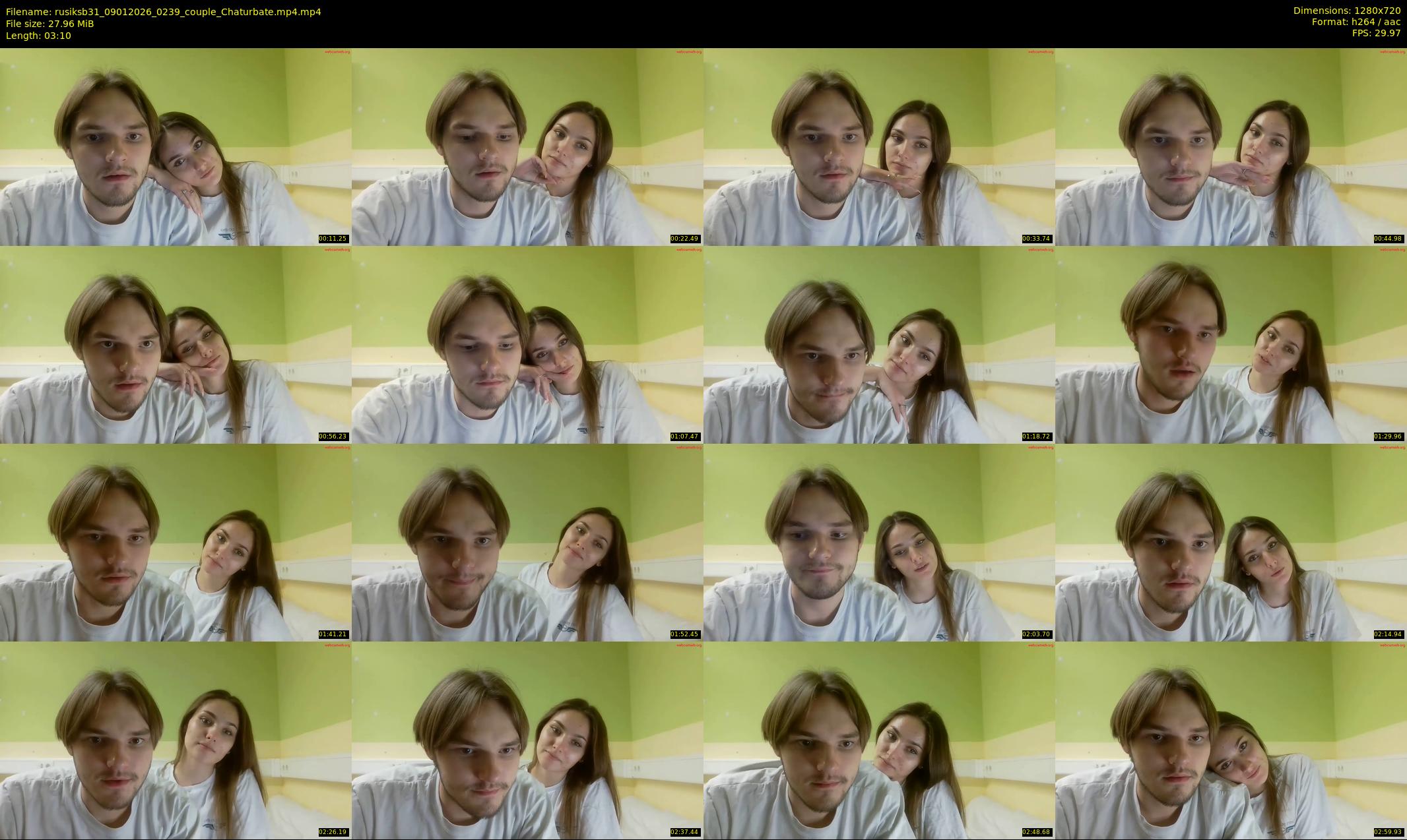 rusiksb31 — 4 minute Chaturbate couple cam show recording, 720p, Jan 9, 2026