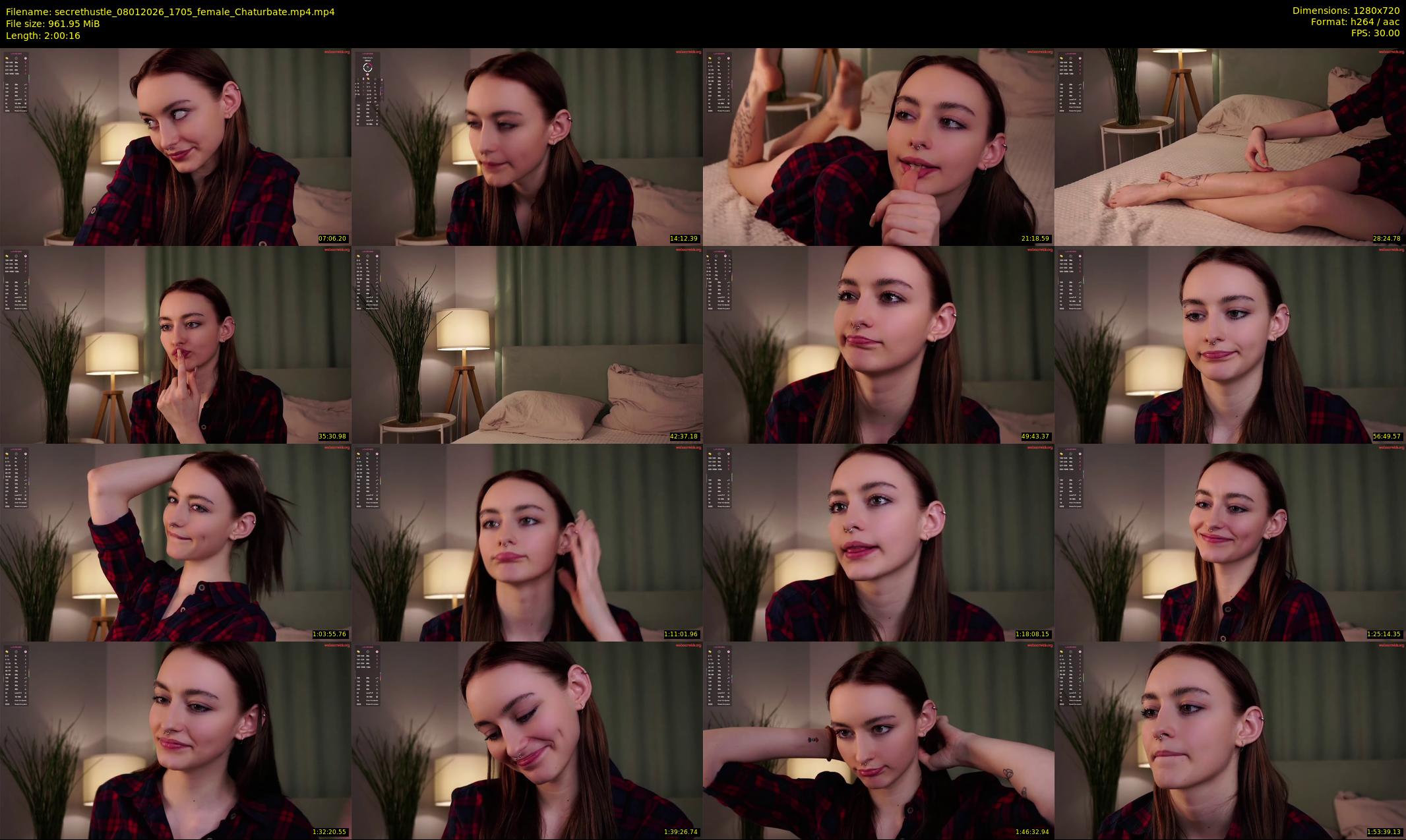 secrethustle — 121 minute Chaturbate female cam show recording, 720p, Jan 8, 2026