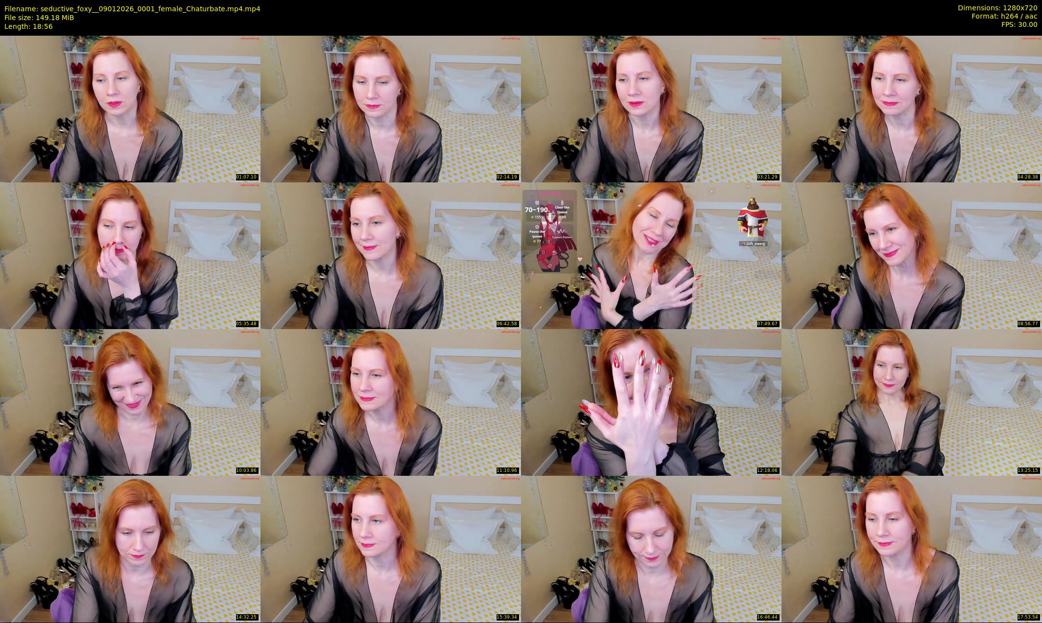 seductive_foxy_ — 19 minute Chaturbate female cam show recording, 720p, Jan 9, 2026