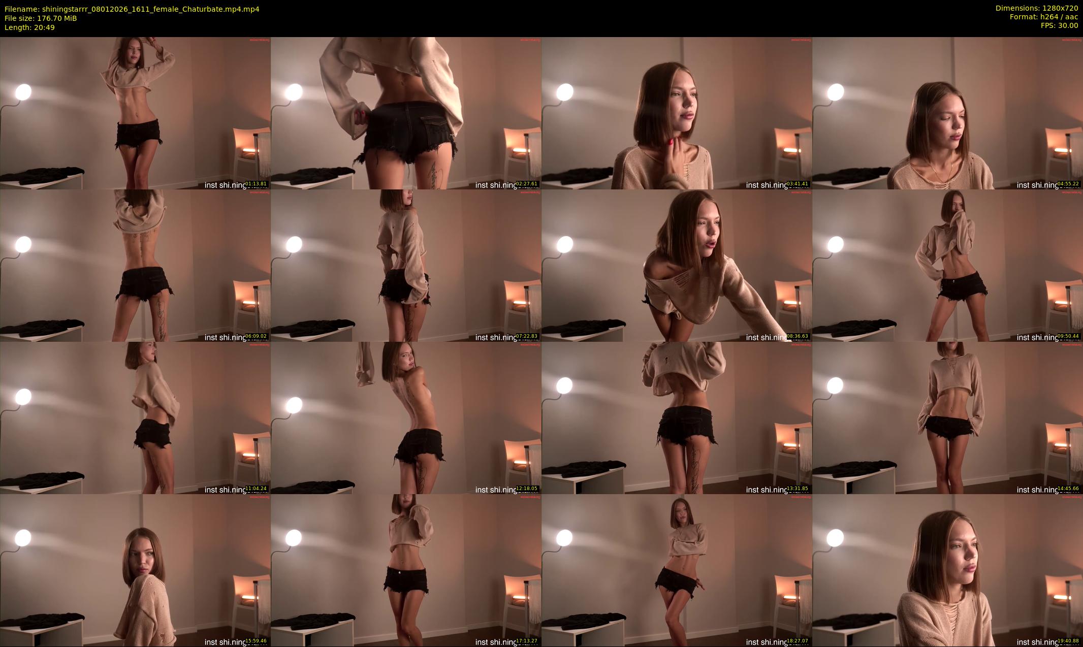 shiningstarrr — 21 minute Chaturbate female cam show recording, 720p, Jan 8, 2026