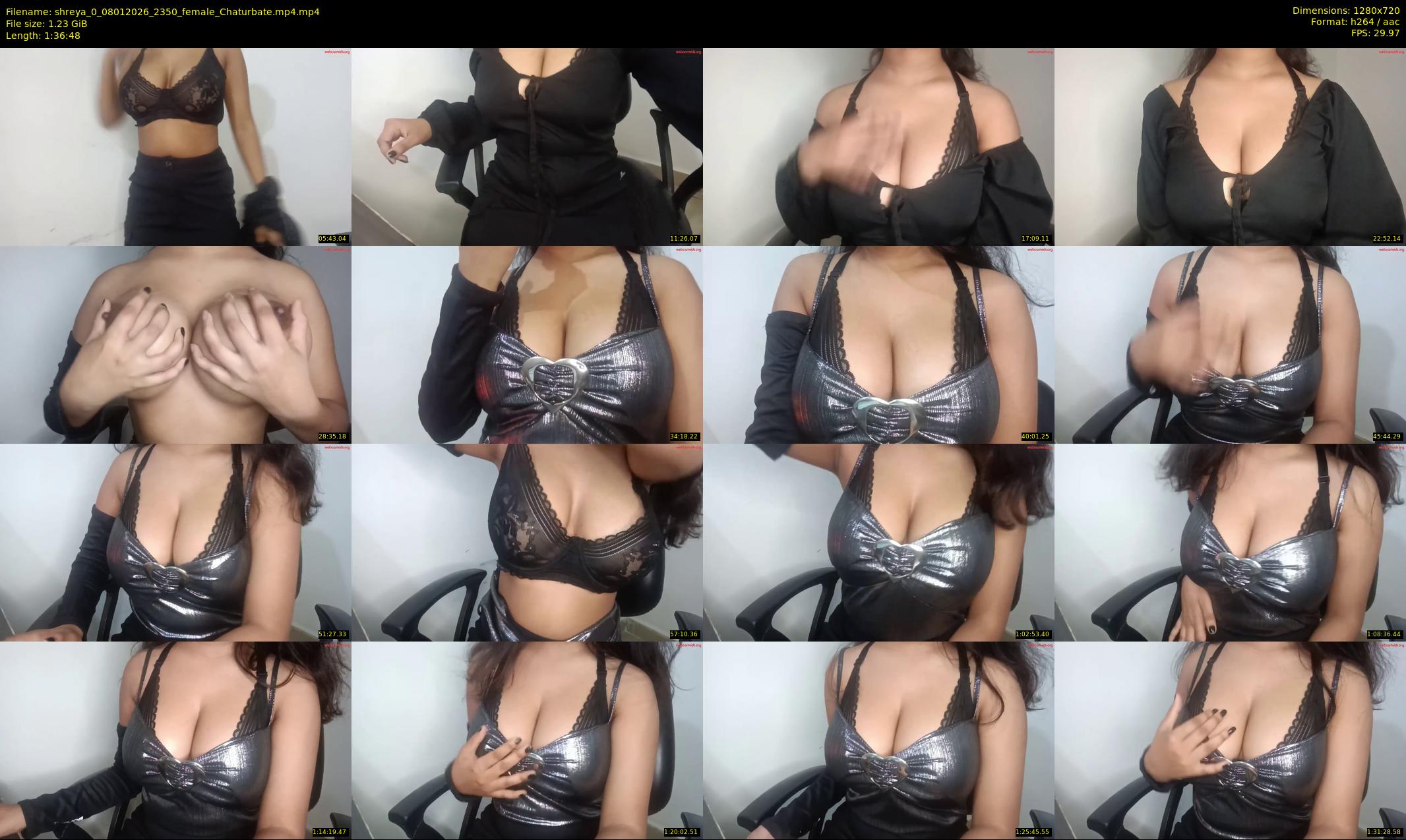 shreya_0 — 97 minute Chaturbate female cam show recording, 720p, Jan 8, 2026