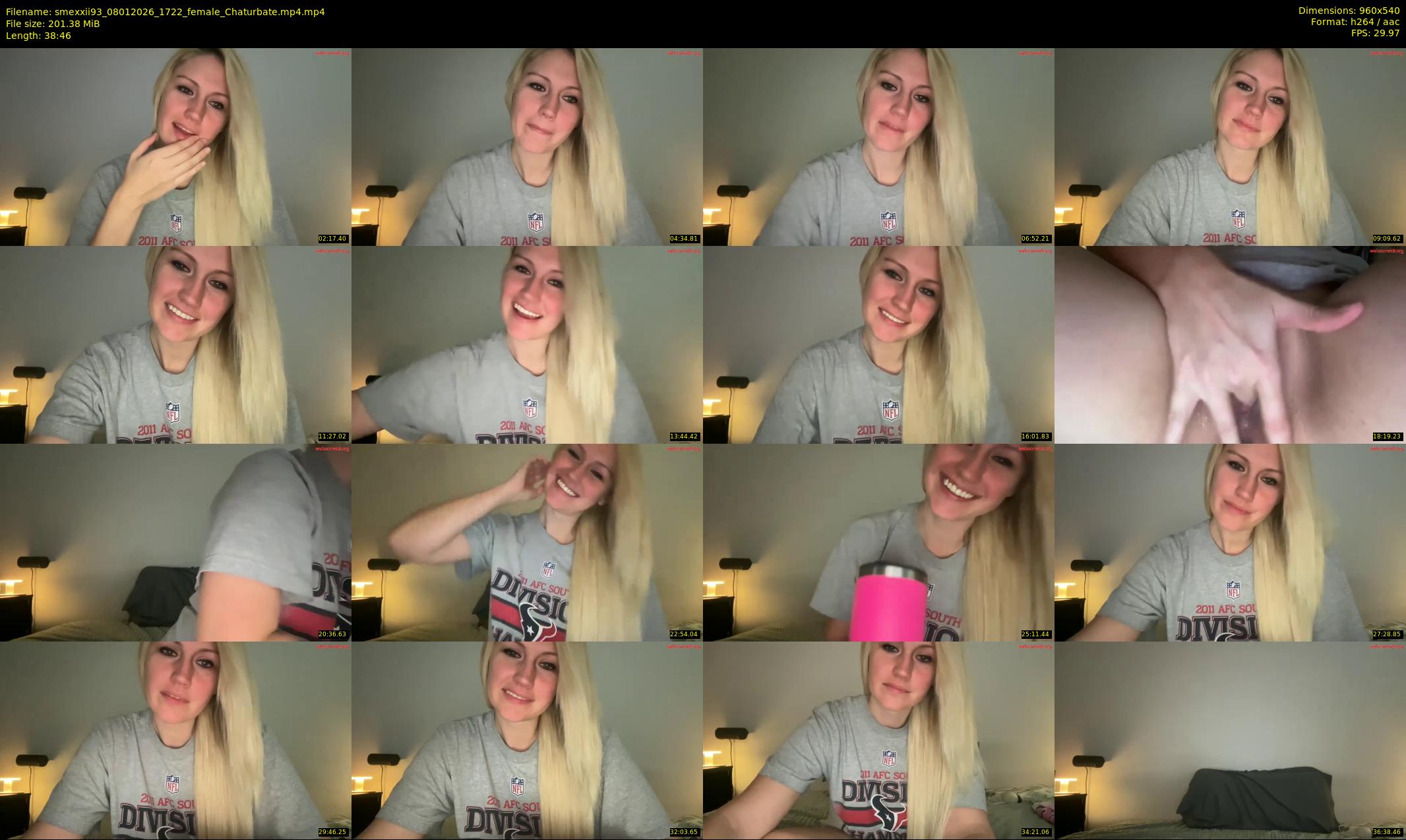 smexxii93 — 39 minute Chaturbate female cam show recording, 480p, Jan 8, 2026