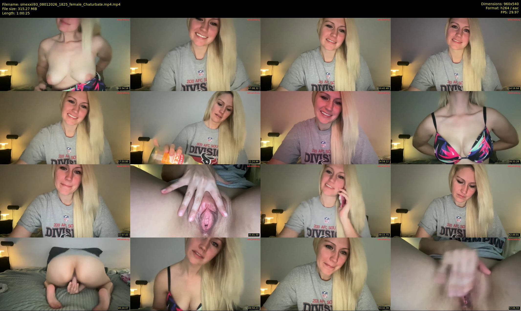 smexxii93 — 61 minute Chaturbate female cam show recording, 480p, Jan 8, 2026
