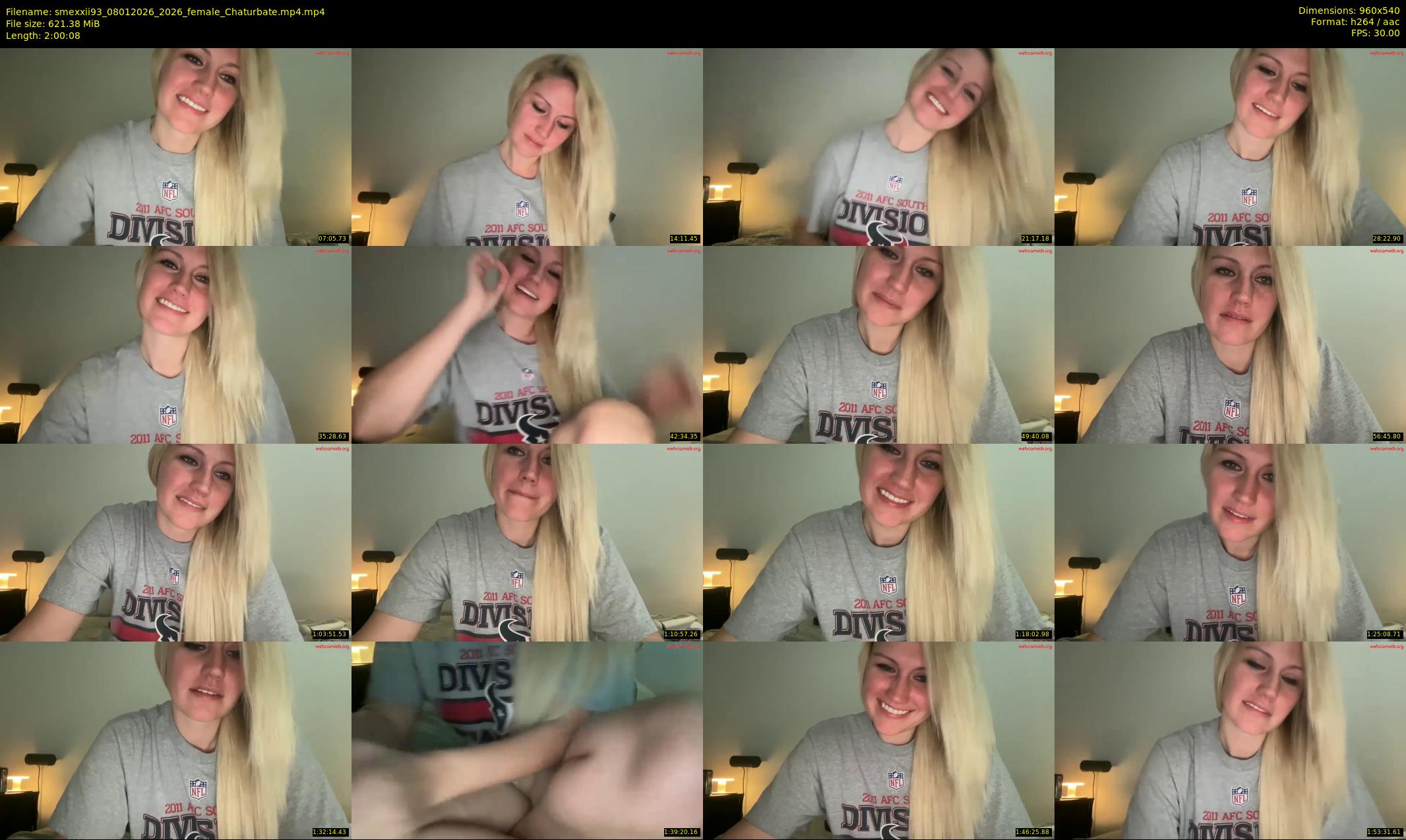 smexxii93 — 121 minute Chaturbate female cam show recording, 480p, Jan 8, 2026