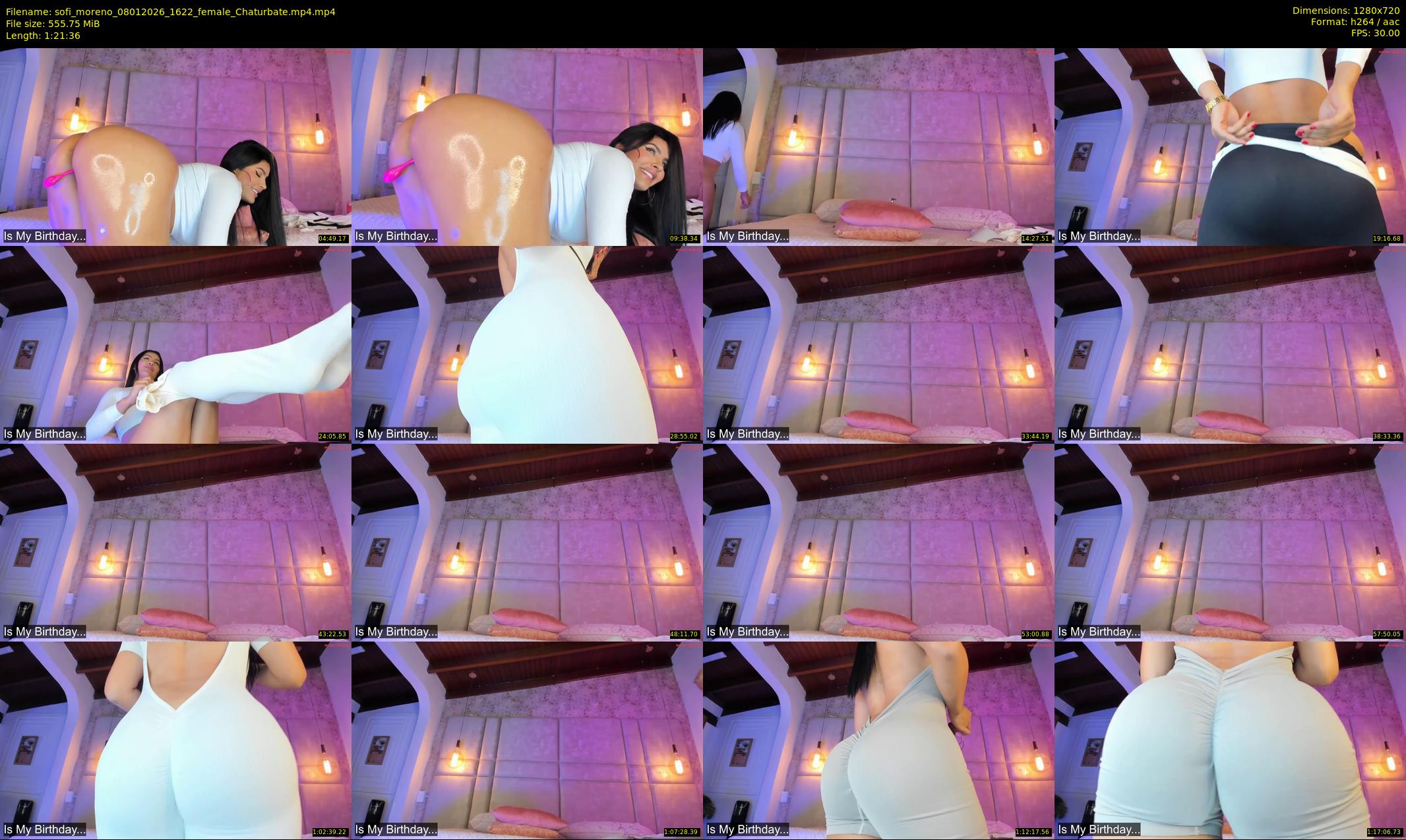 sofi_moreno — 82 minute Chaturbate female cam show recording, 720p, Jan 8, 2026