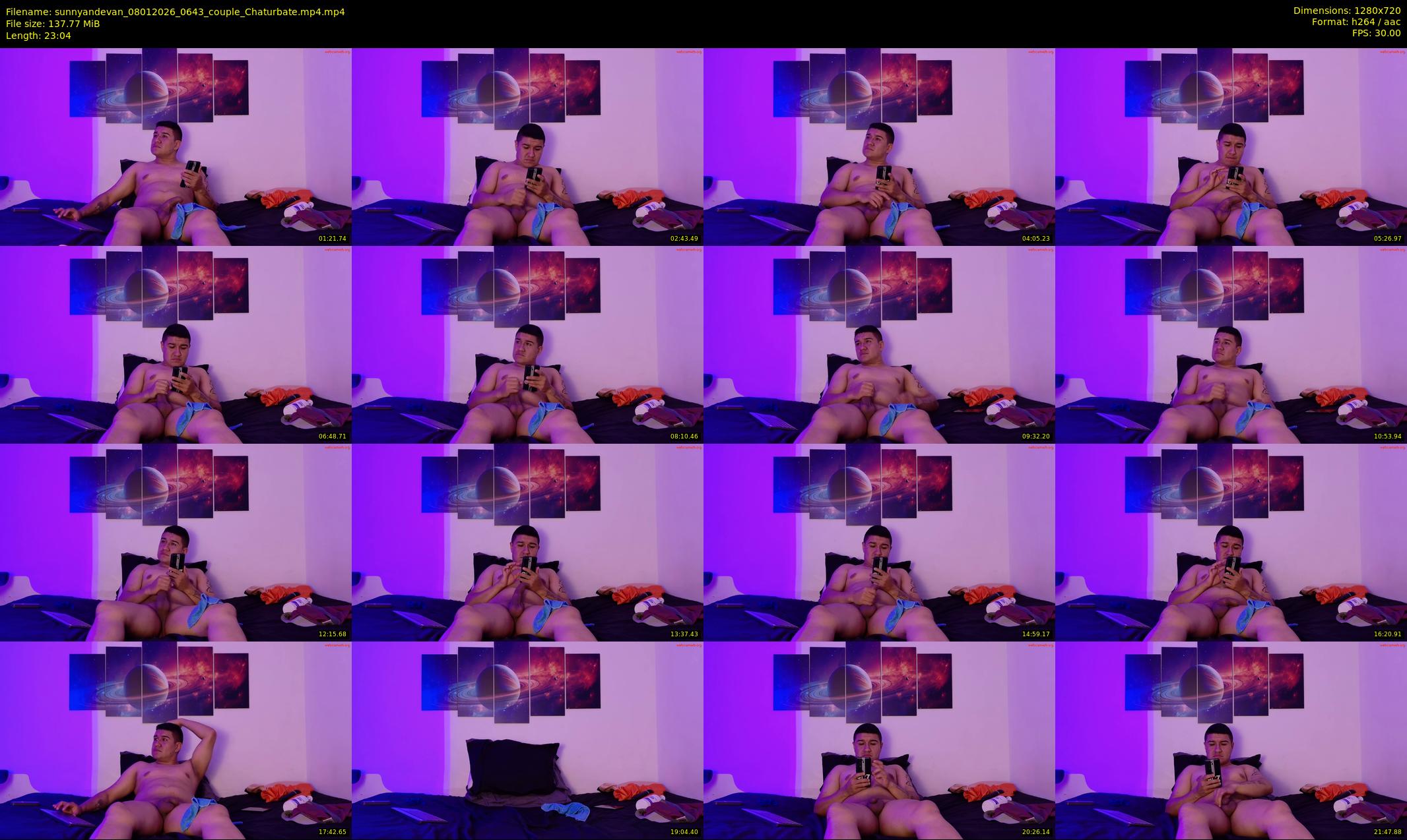sunnyandevan — 24 minute Chaturbate couple cam show recording, 720p, Jan 8, 2026