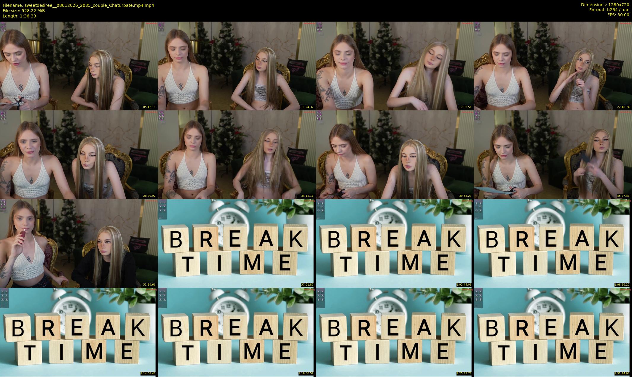 sweetdesiree_ — 97 minute Chaturbate couple cam show recording, 720p, Jan 8, 2026