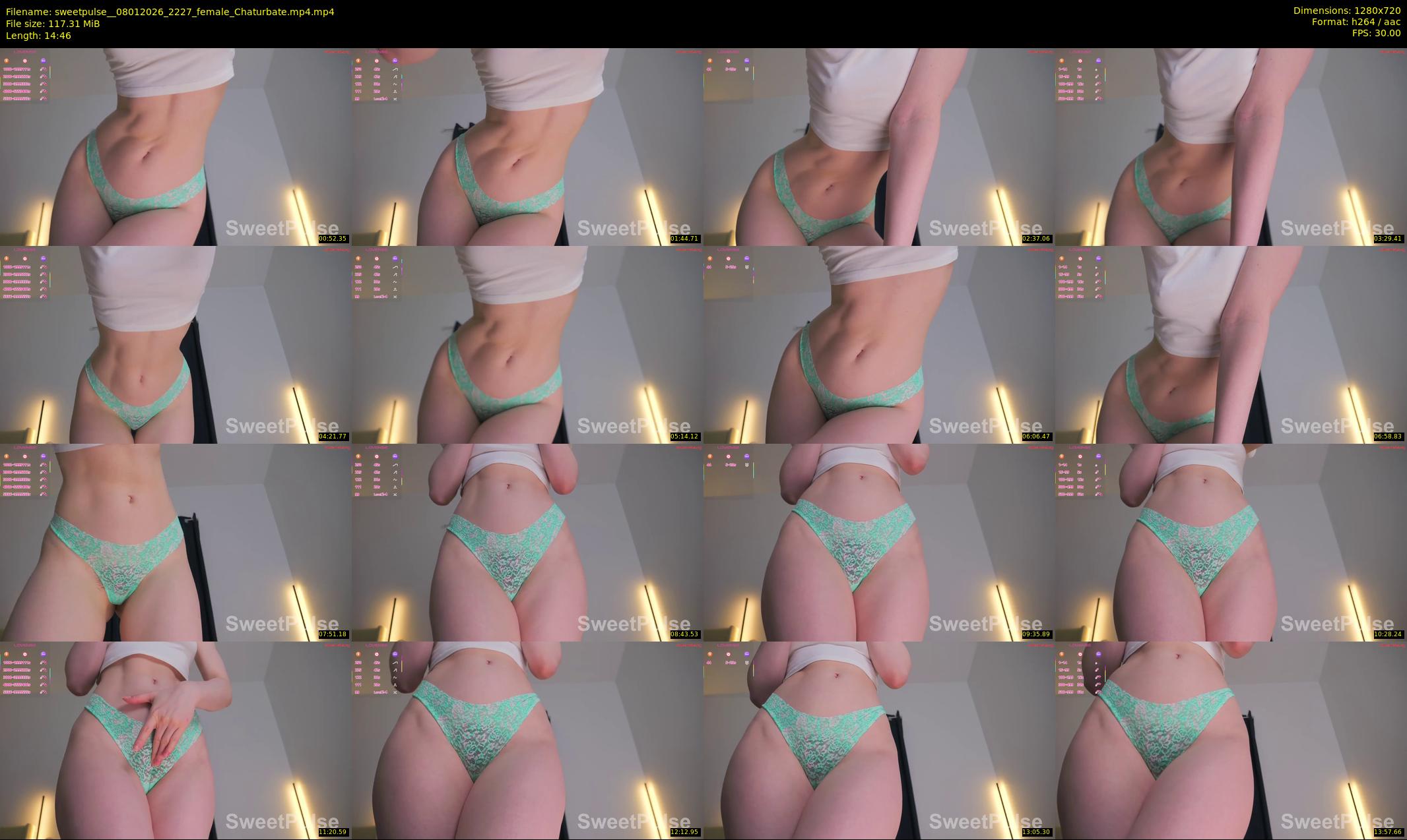 sweetpulse_ — 15 minute Chaturbate female cam show recording, 720p, Jan 8, 2026