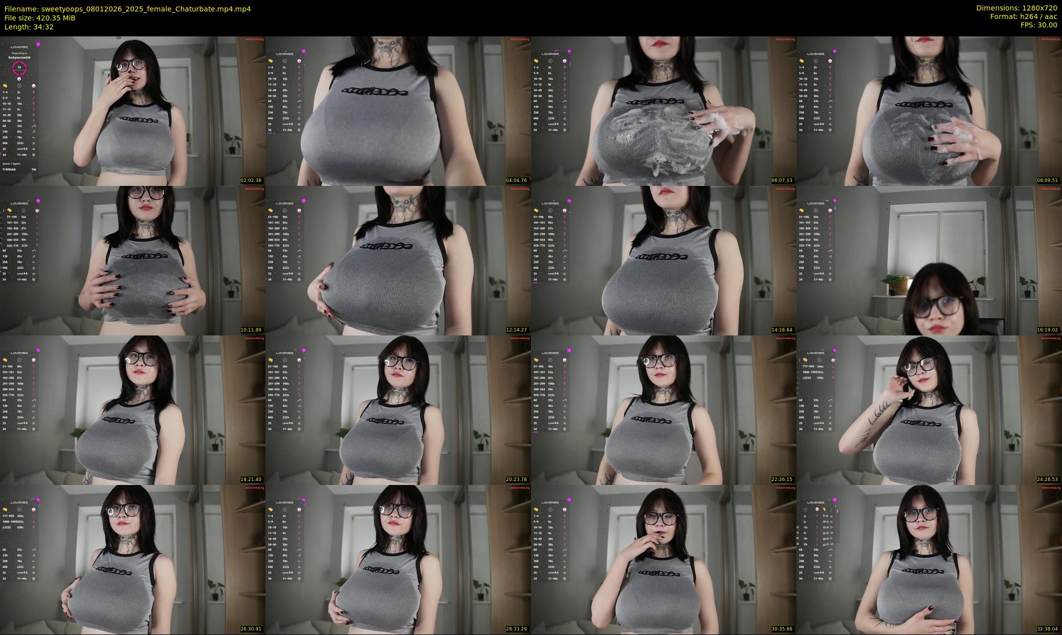 sweetyoops — 35 minute Chaturbate female cam show recording, 720p, Jan 8, 2026