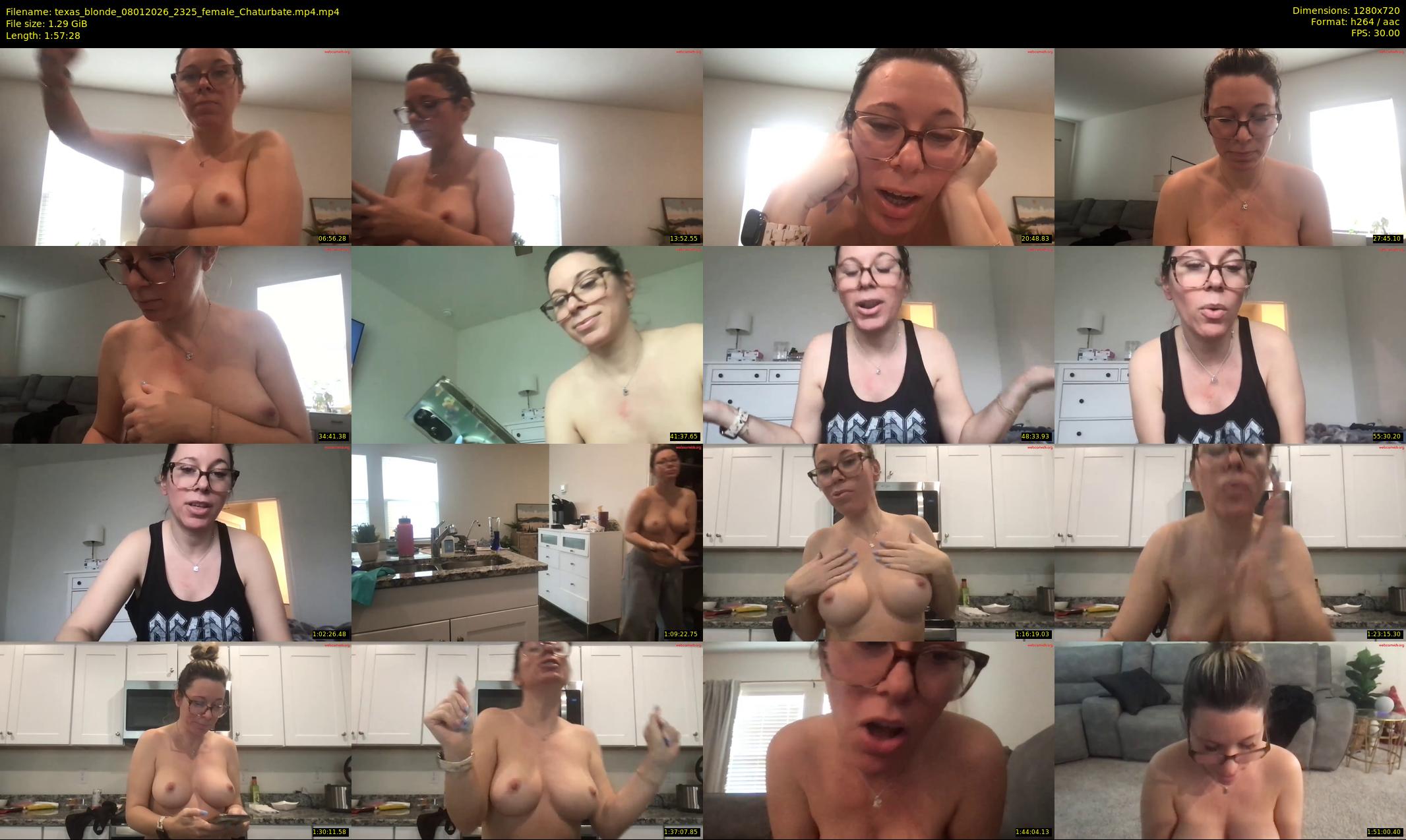 texas_blonde — 118 minute Chaturbate female cam show recording, 720p, Jan 8, 2026