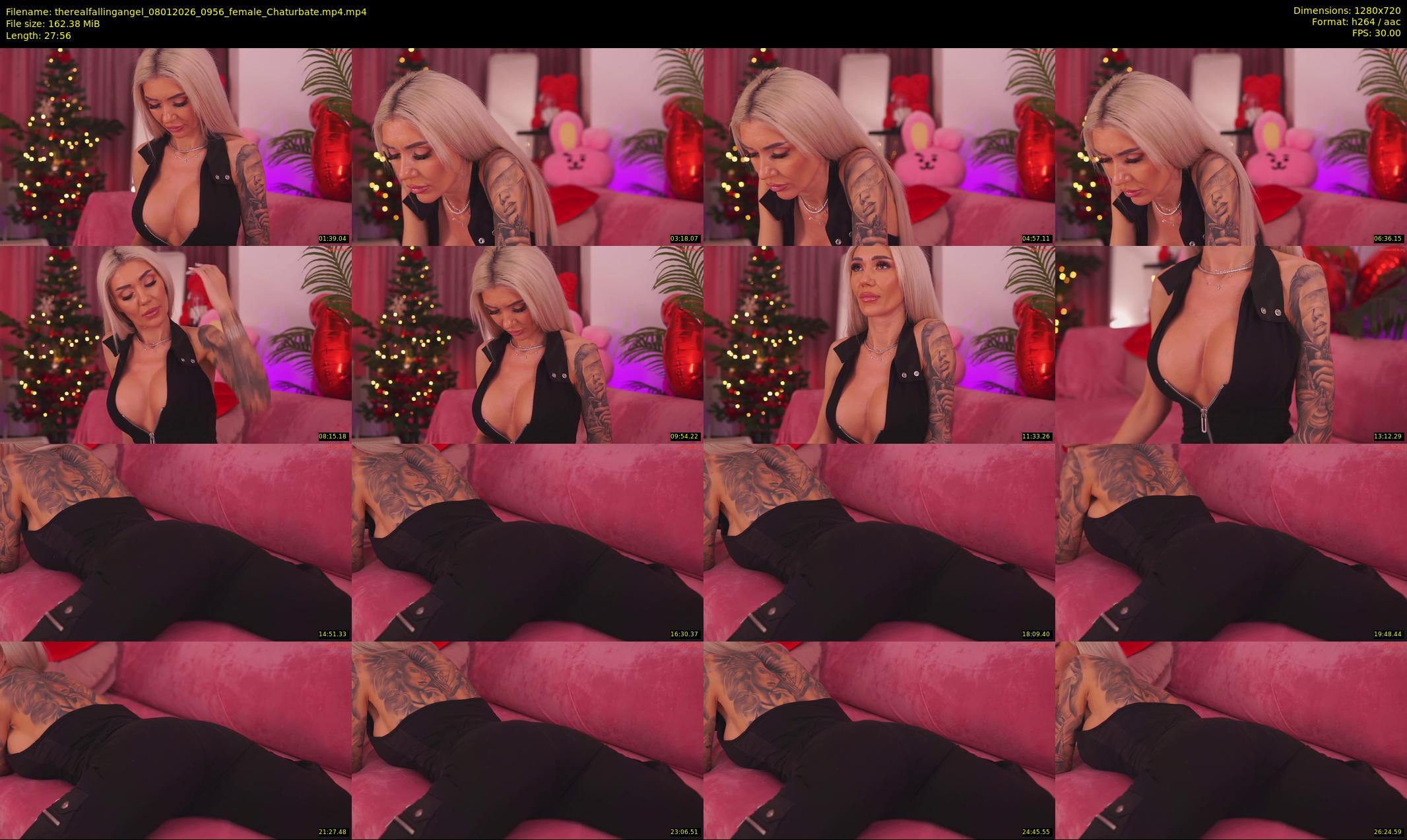therealfallingangel — 28 minute Chaturbate female cam show recording, 720p, Jan 8, 2026