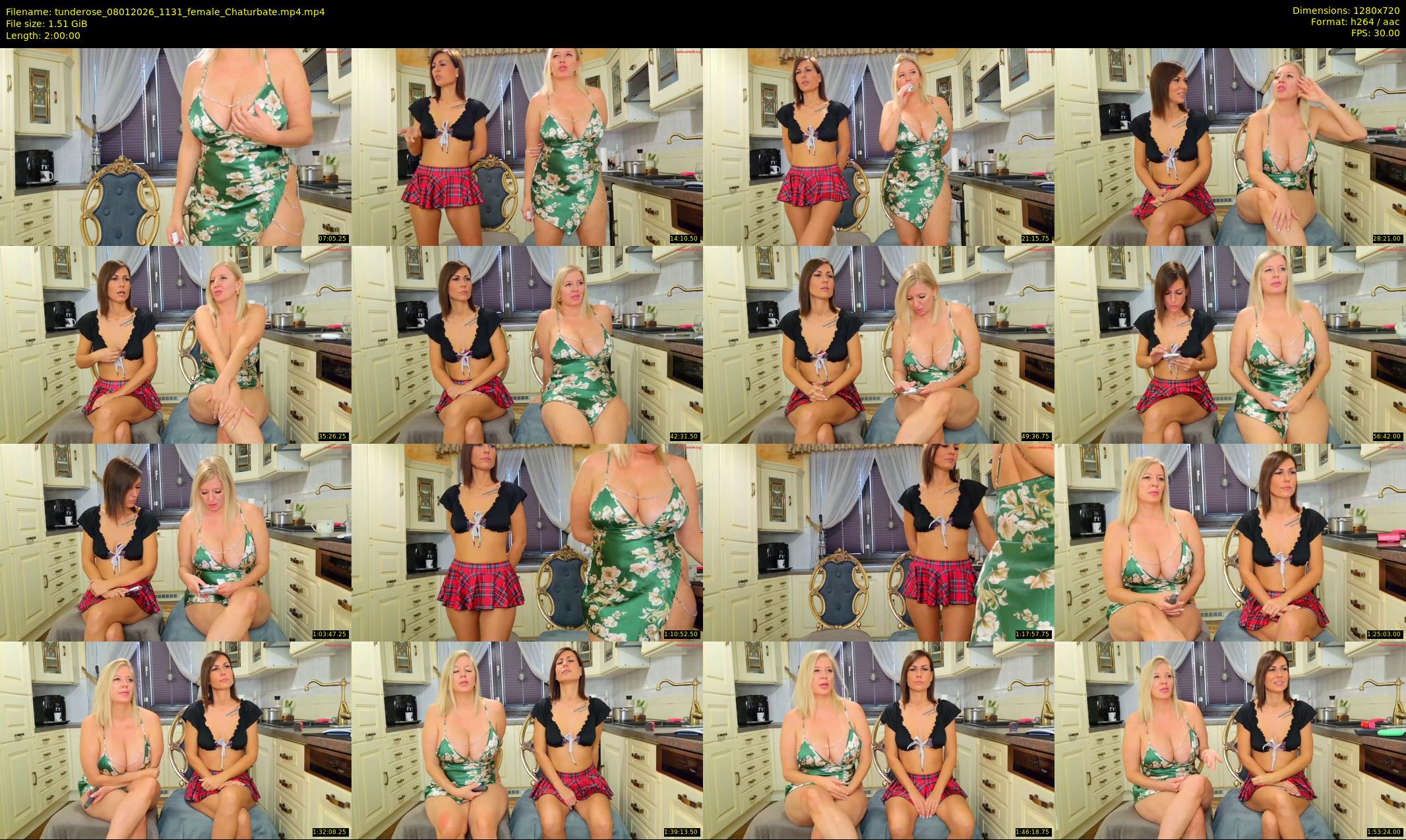 tunderose — 120 minute Chaturbate female cam show recording, 720p, Jan 8, 2026