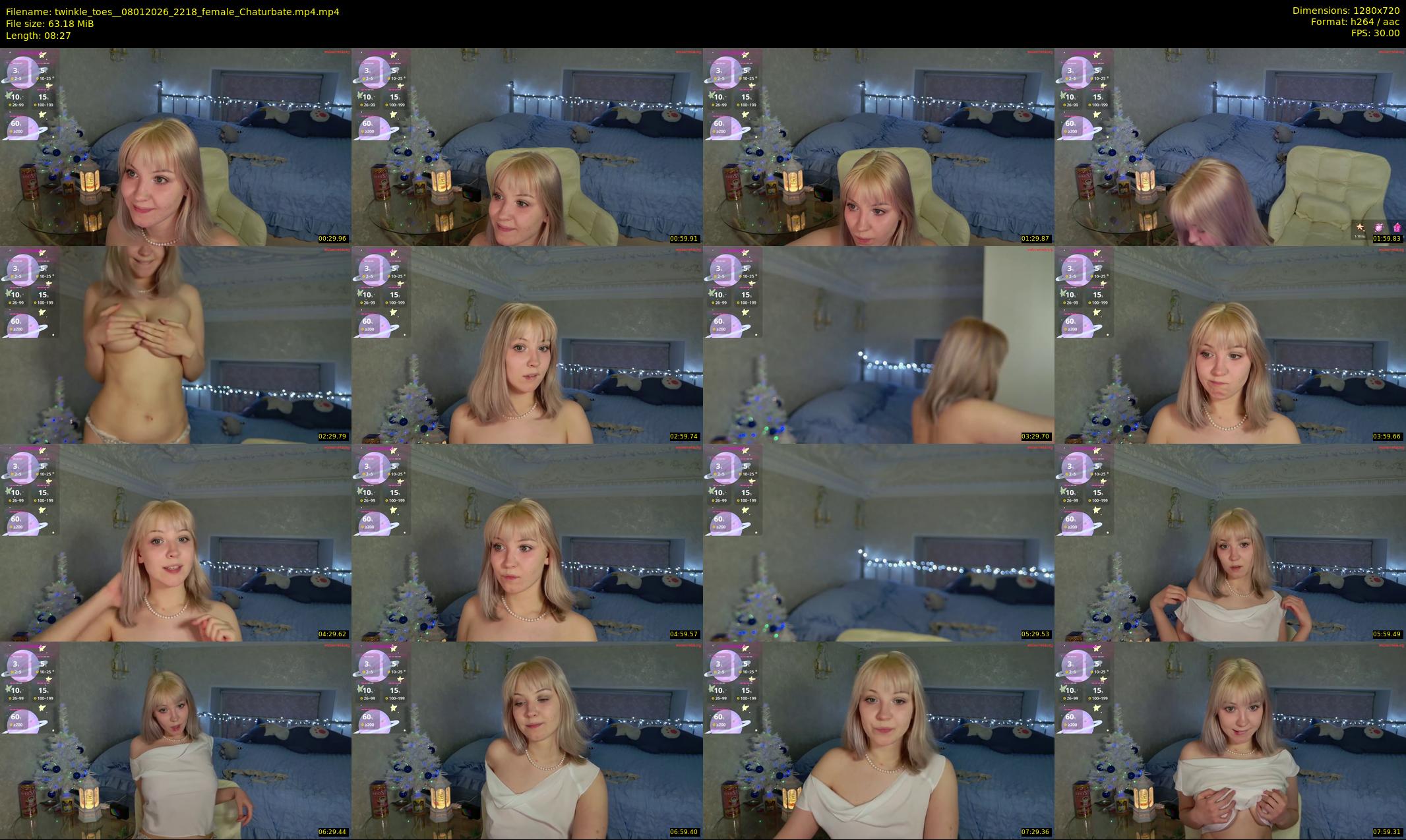 twinkle_toes_ — 9 minute Chaturbate female cam show recording, 720p, Jan 8, 2026