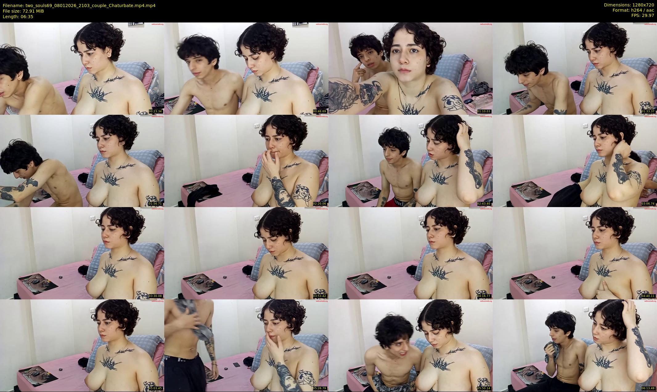 two_souls69 — 7 minute Chaturbate couple cam show recording, 720p, Jan 8, 2026