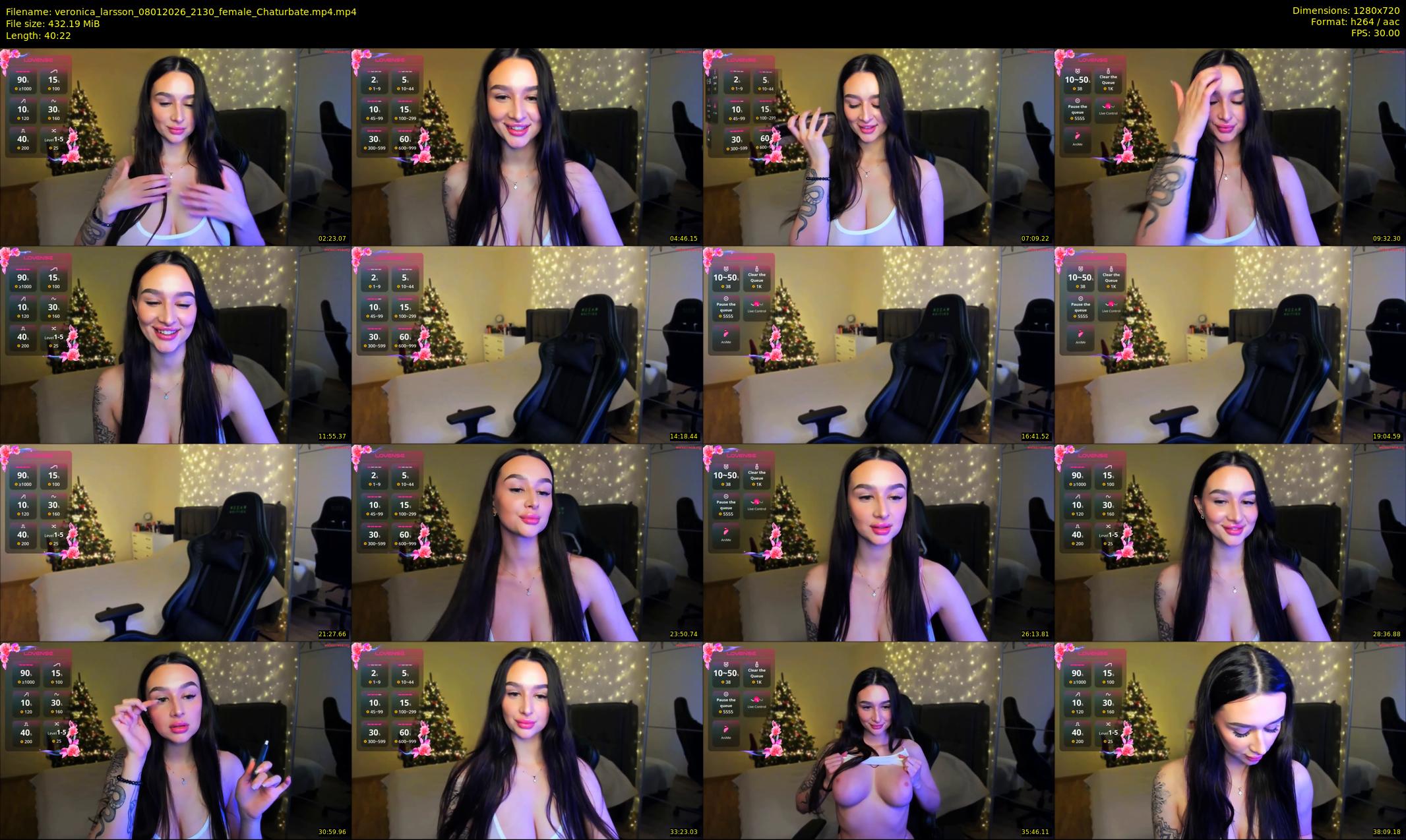 veronica_larsson — 41 minute Chaturbate female cam show recording, 720p, Jan 8, 2026