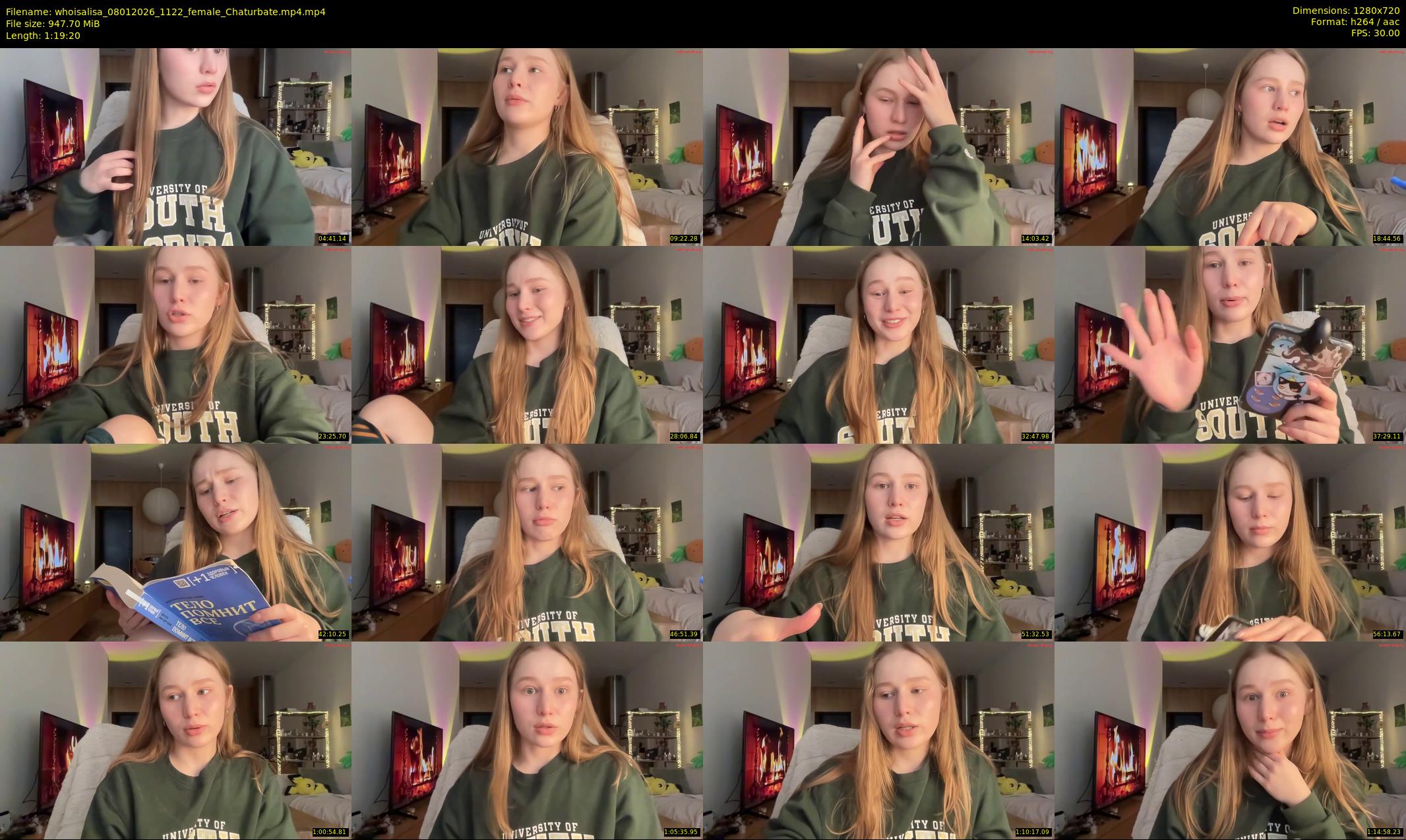 whoisalisa — 80 minute Chaturbate female cam show recording, 720p, Jan 8, 2026