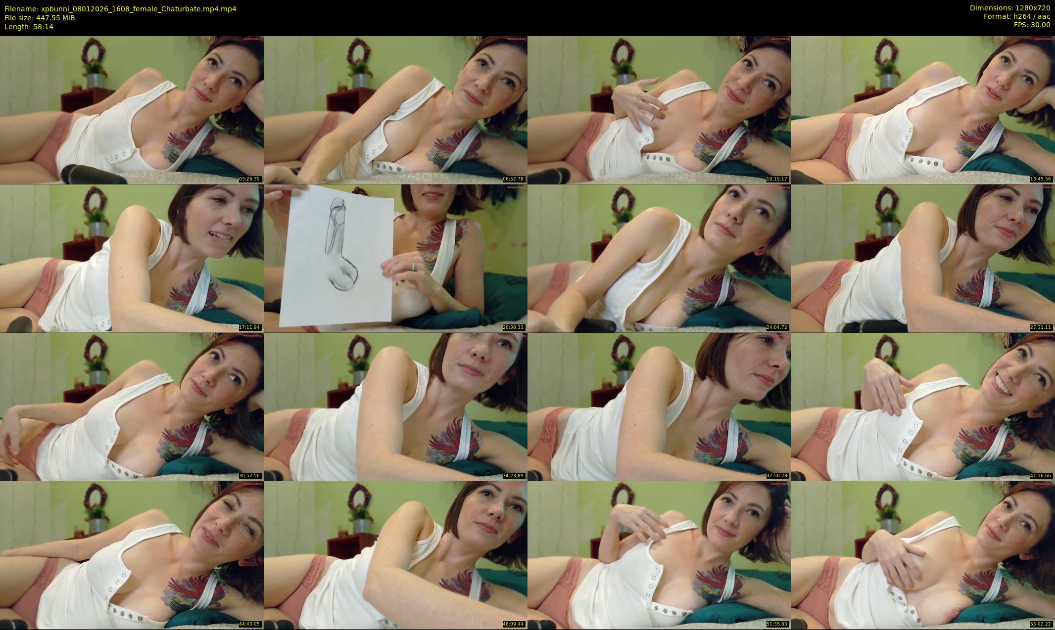 xpbunni — 59 minute Chaturbate female cam show recording, 720p, Jan 8, 2026