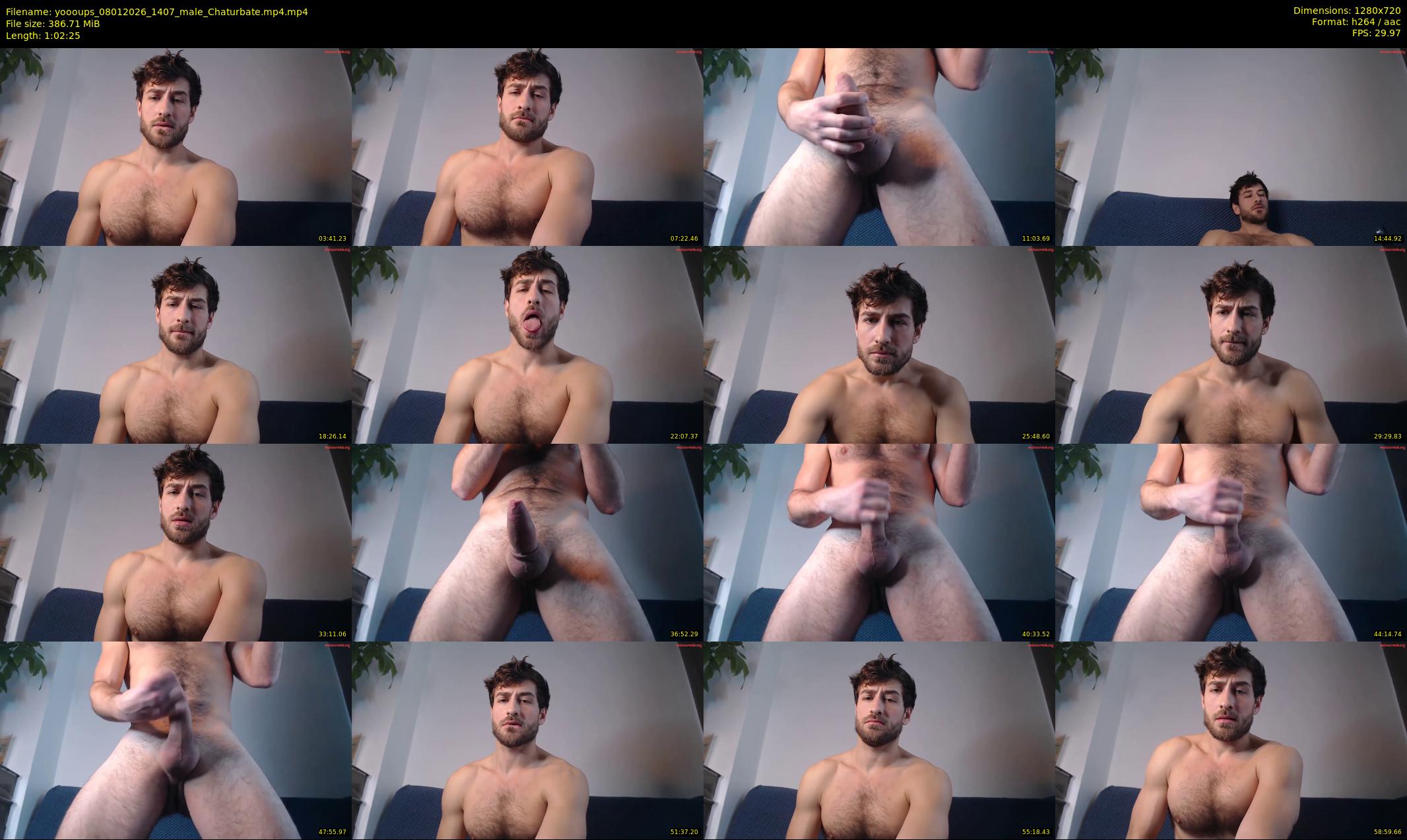 yoooups — 63 minute Chaturbate male cam show recording, 720p, Jan 8, 2026