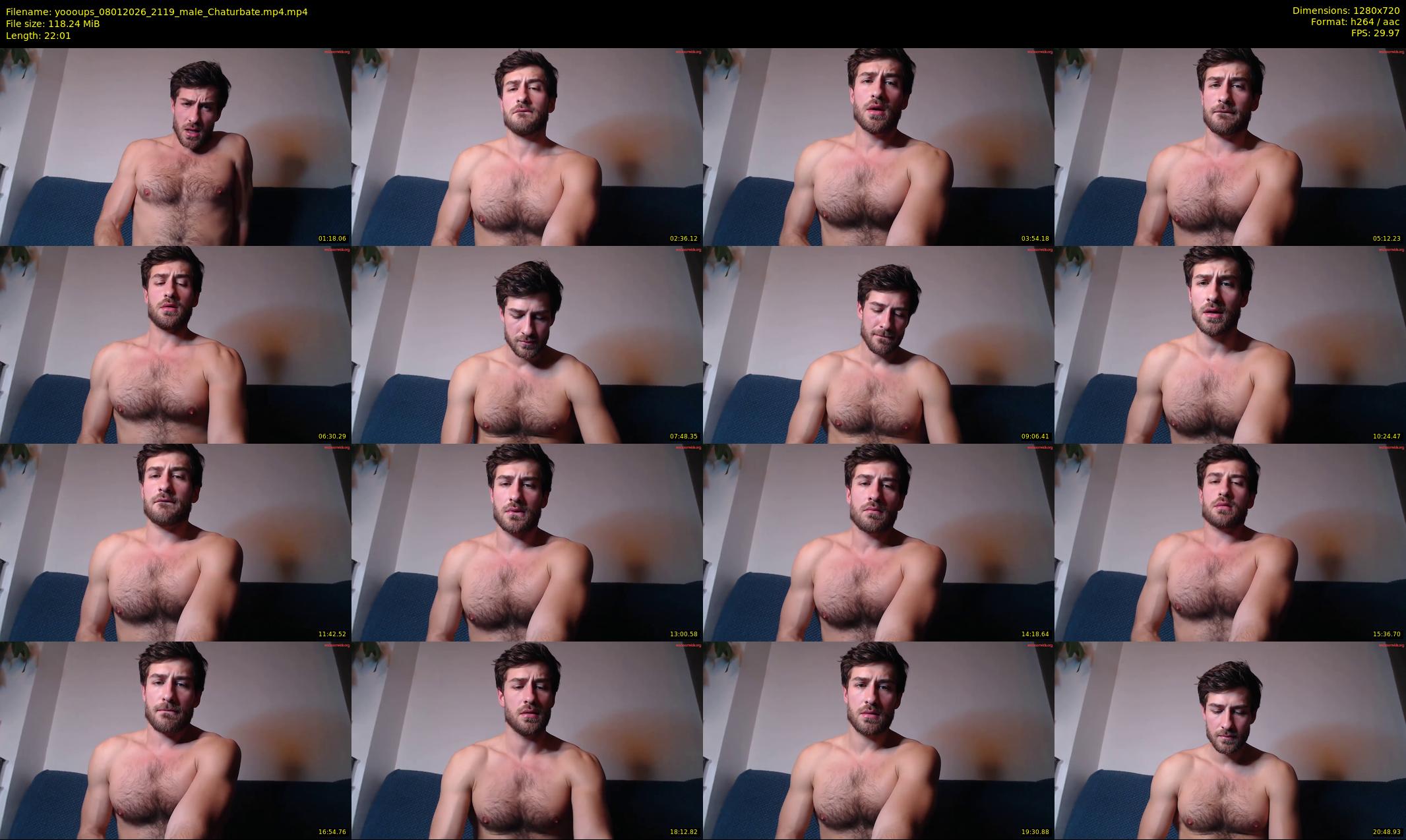 yoooups — 23 minute Chaturbate male cam show recording, 720p, Jan 8, 2026