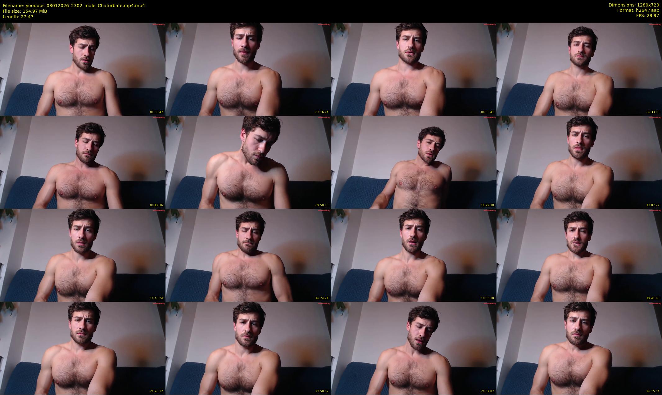 yoooups — 28 minute Chaturbate male cam show recording, 720p, Jan 8, 2026
