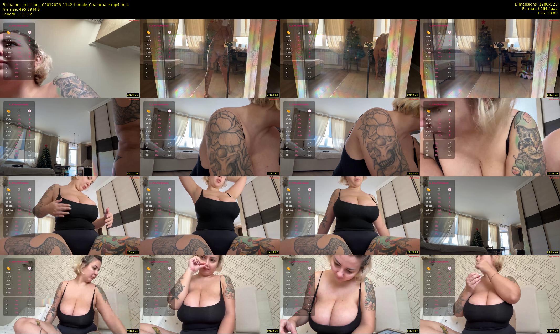 _morpho_ — 62 minute Chaturbate female cam show recording, 720p, Jan 9, 2026
