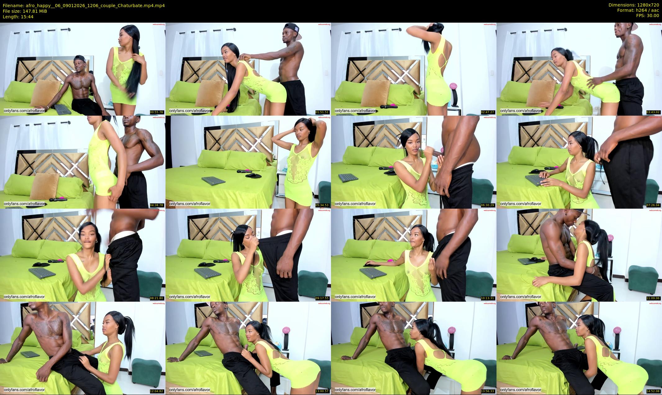 afro_happy__06 — 16 minute Chaturbate couple cam show recording, 720p, Jan 9, 2026