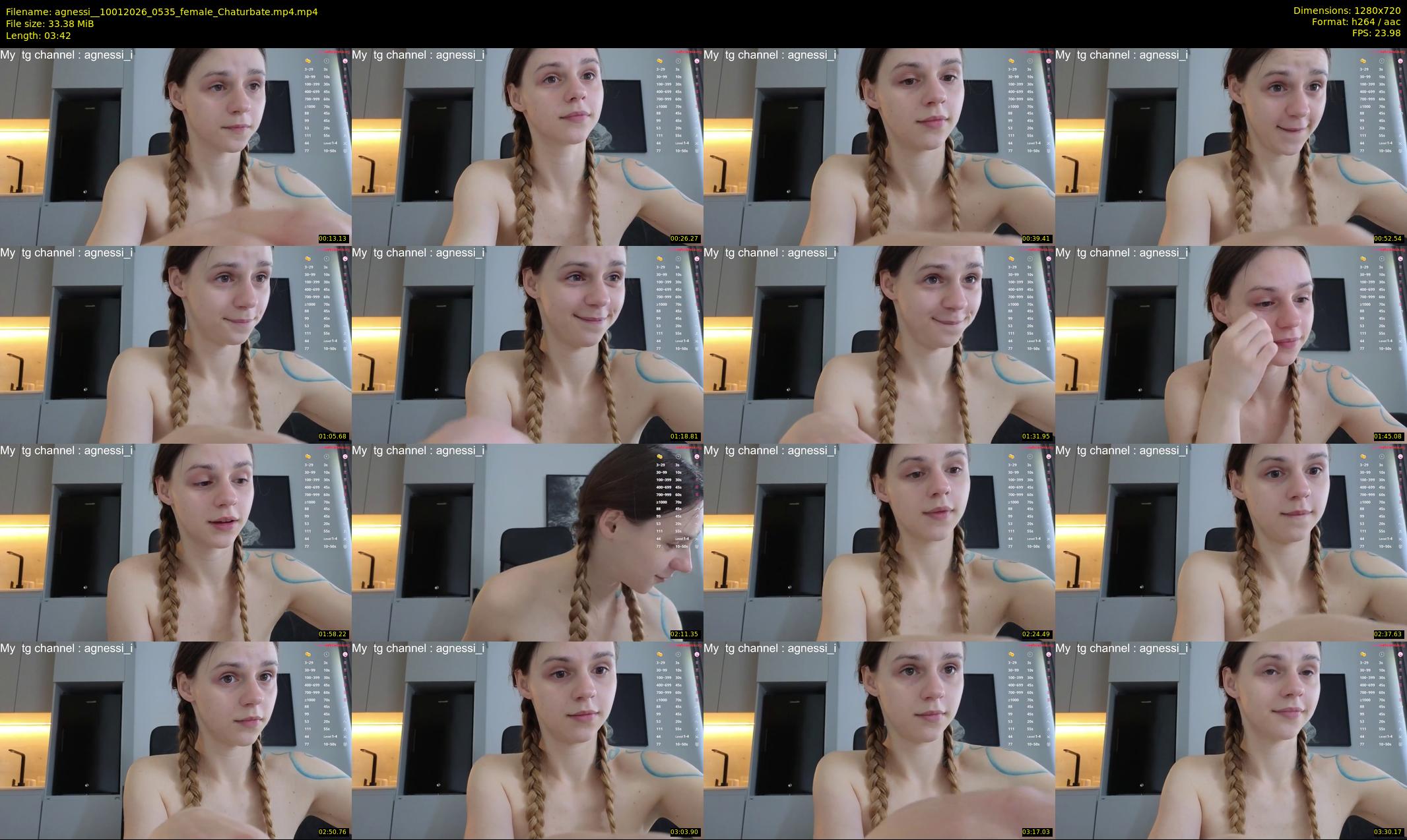 agnessi_ — 4 minute Chaturbate female cam show recording, 720p, Jan 10, 2026