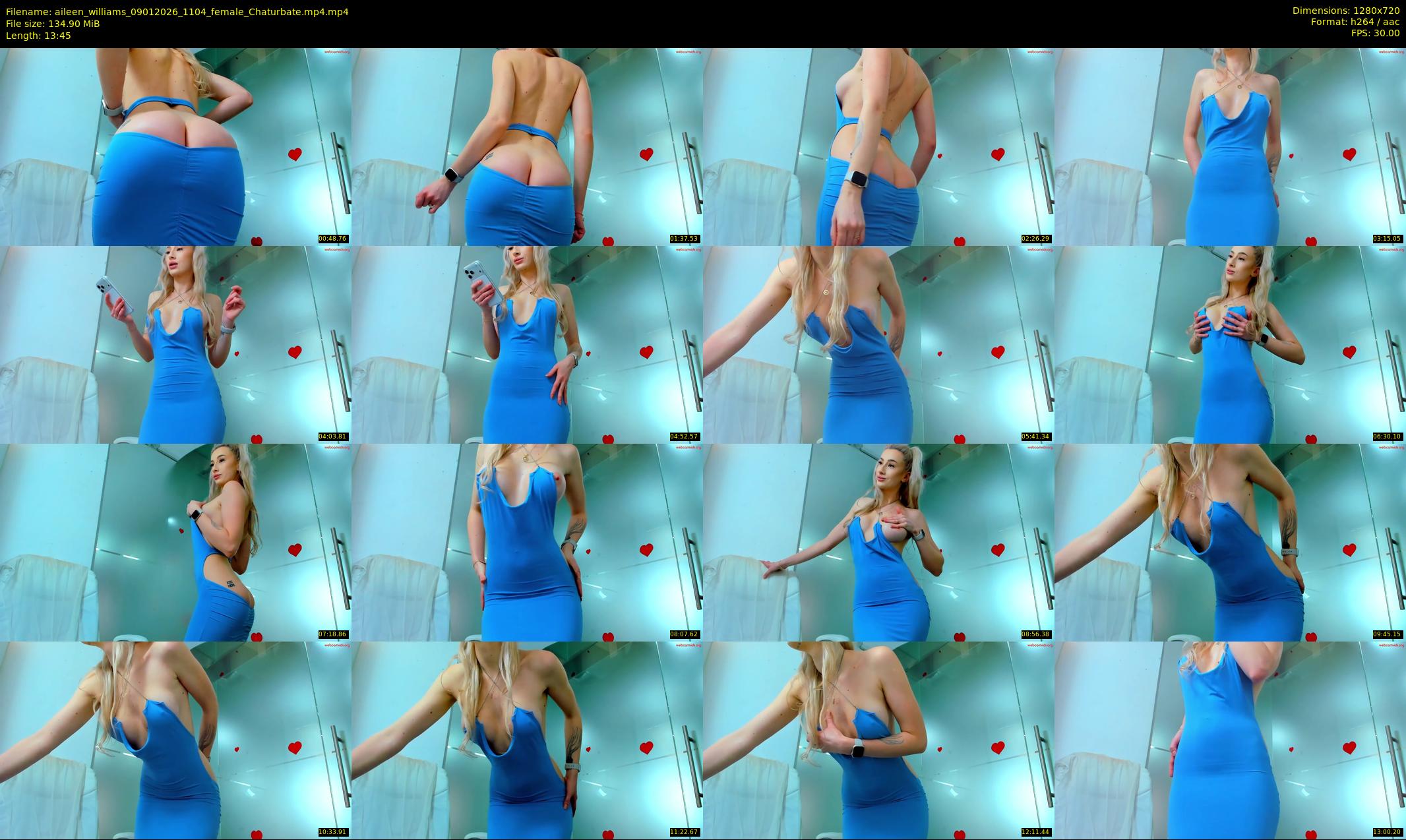 aileen_williams — 14 minute Chaturbate female cam show recording, 720p, Jan 9, 2026