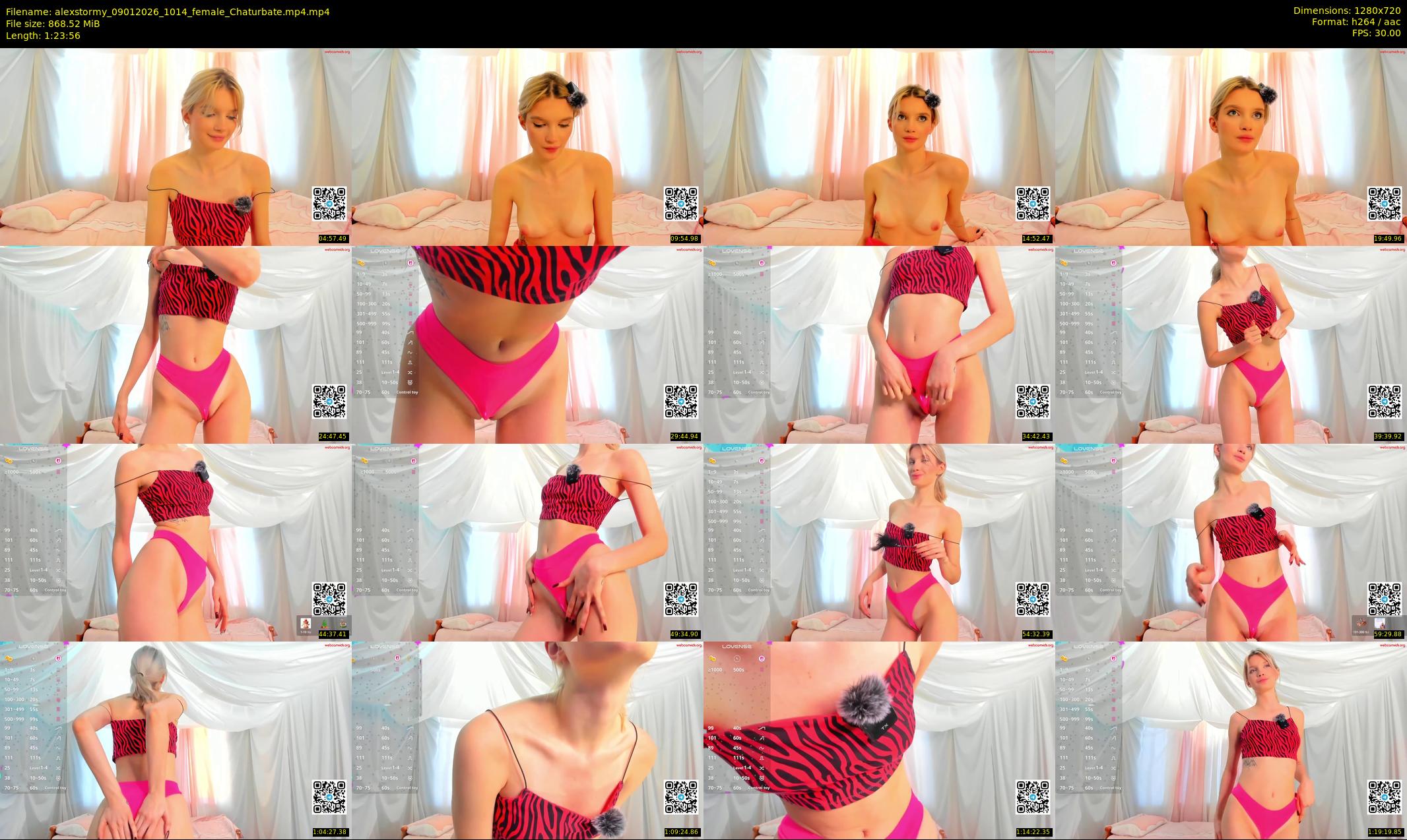alexstormy — 84 minute Chaturbate female cam show recording, 720p, Jan 9, 2026