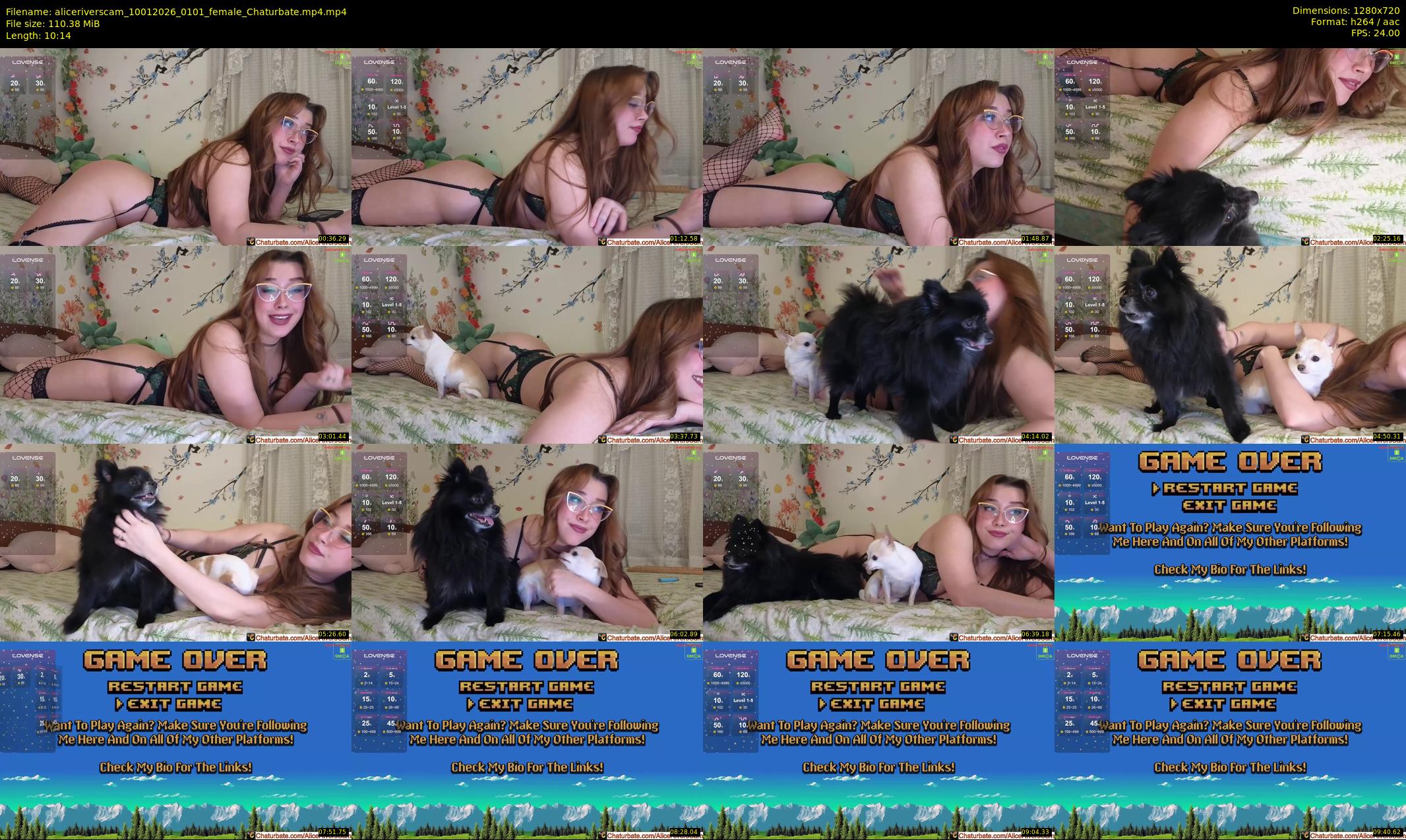 aliceriverscam — 11 minute Chaturbate female cam show recording, 720p, Jan 10, 2026