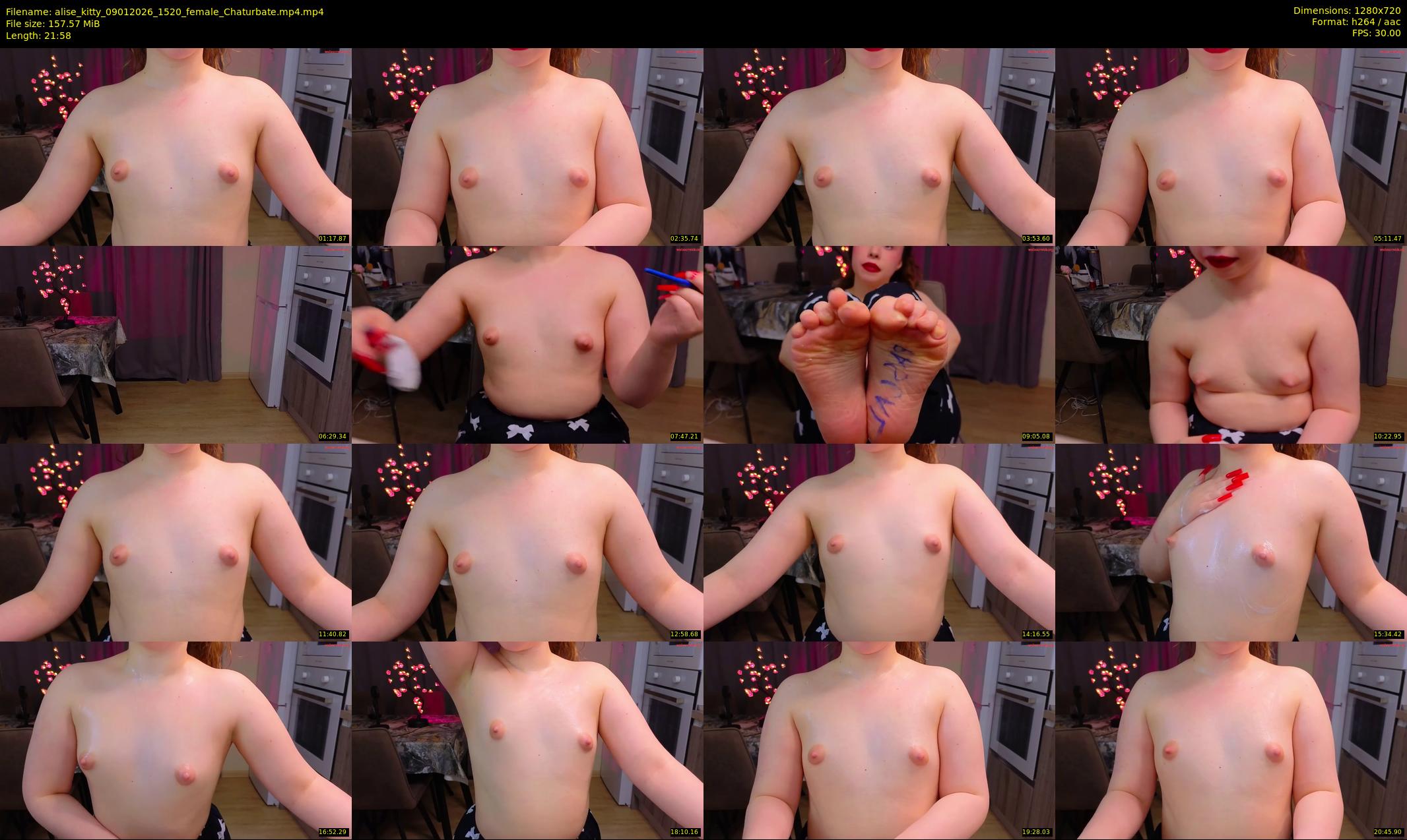 alise_kitty — 22 minute Chaturbate female cam show recording, 720p, Jan 9, 2026