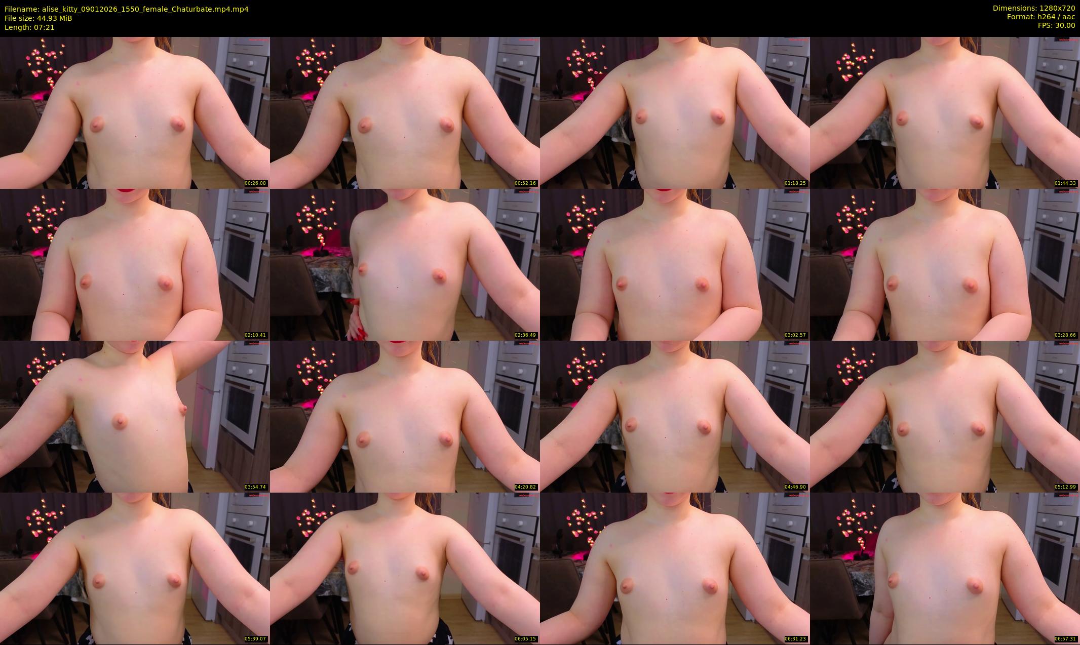 alise_kitty — 8 minute Chaturbate female cam show recording, 720p, Jan 9, 2026