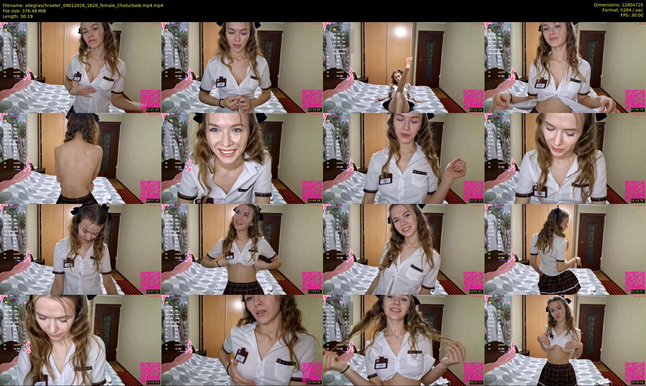 allegraschroeter — 31 minute Chaturbate female cam show recording, 720p, Jan 9, 2026