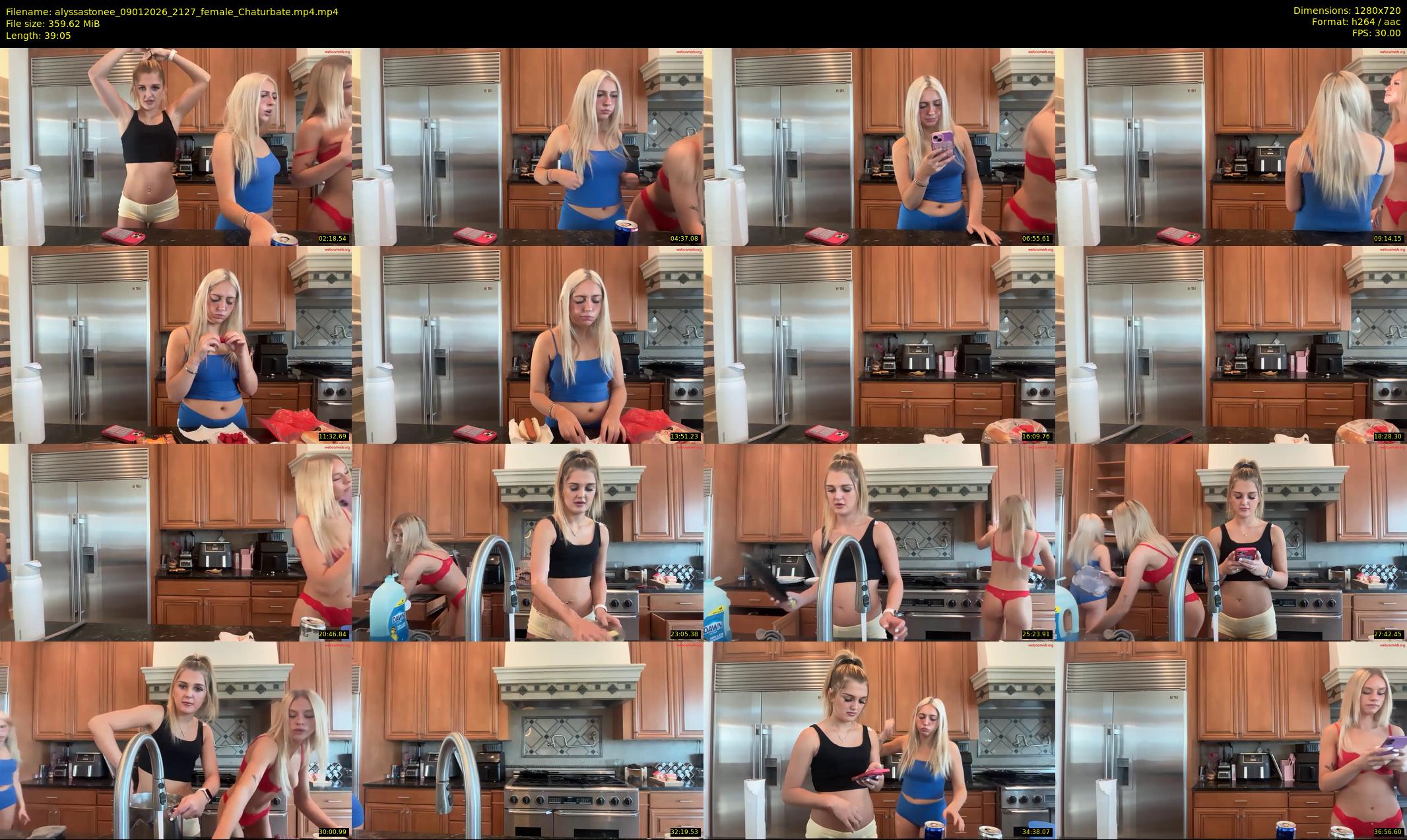 alyssastonee — 40 minute Chaturbate female cam show recording, 720p, Jan 9, 2026