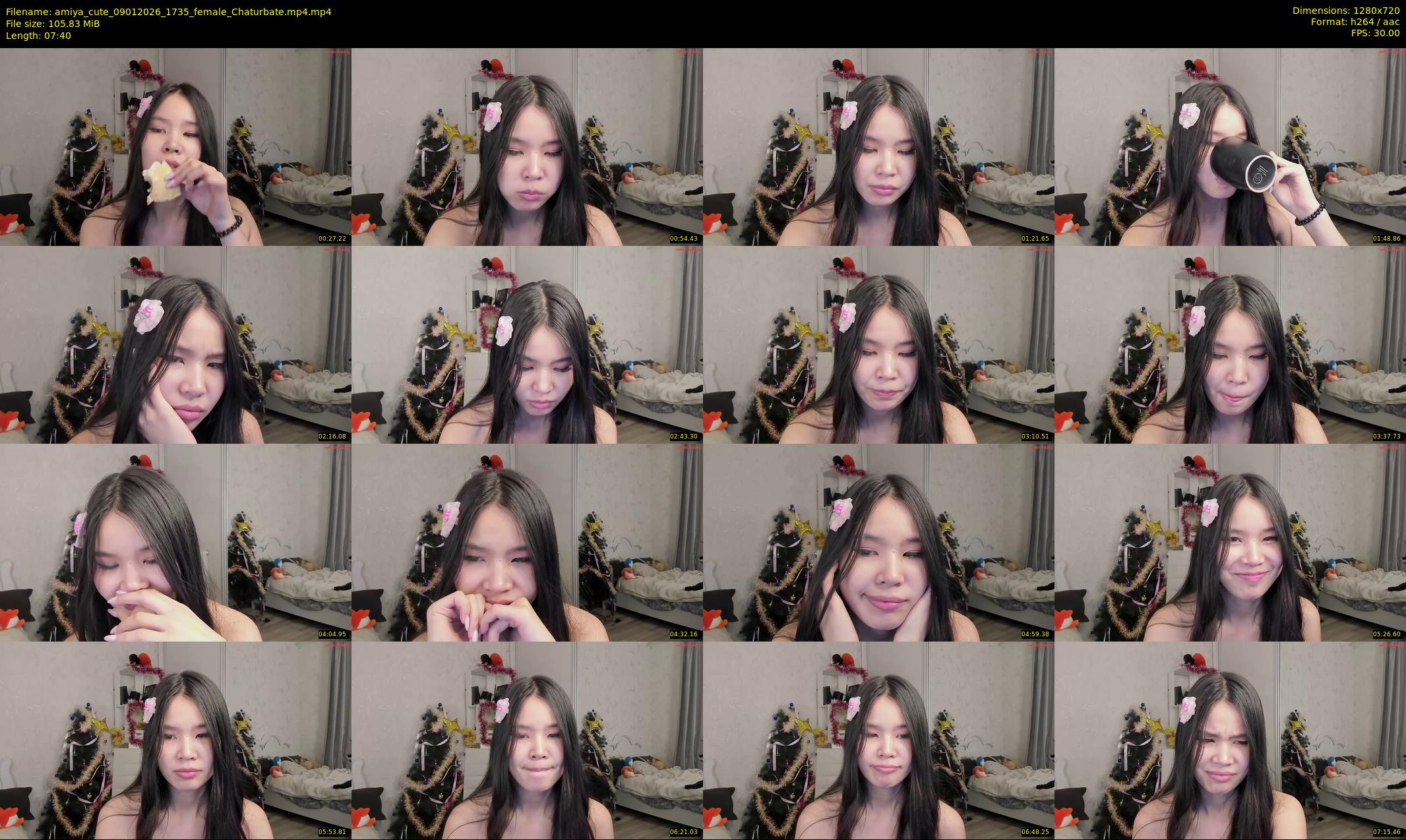 amiya_cute — 8 minute Chaturbate female cam show recording, 720p, Jan 9, 2026