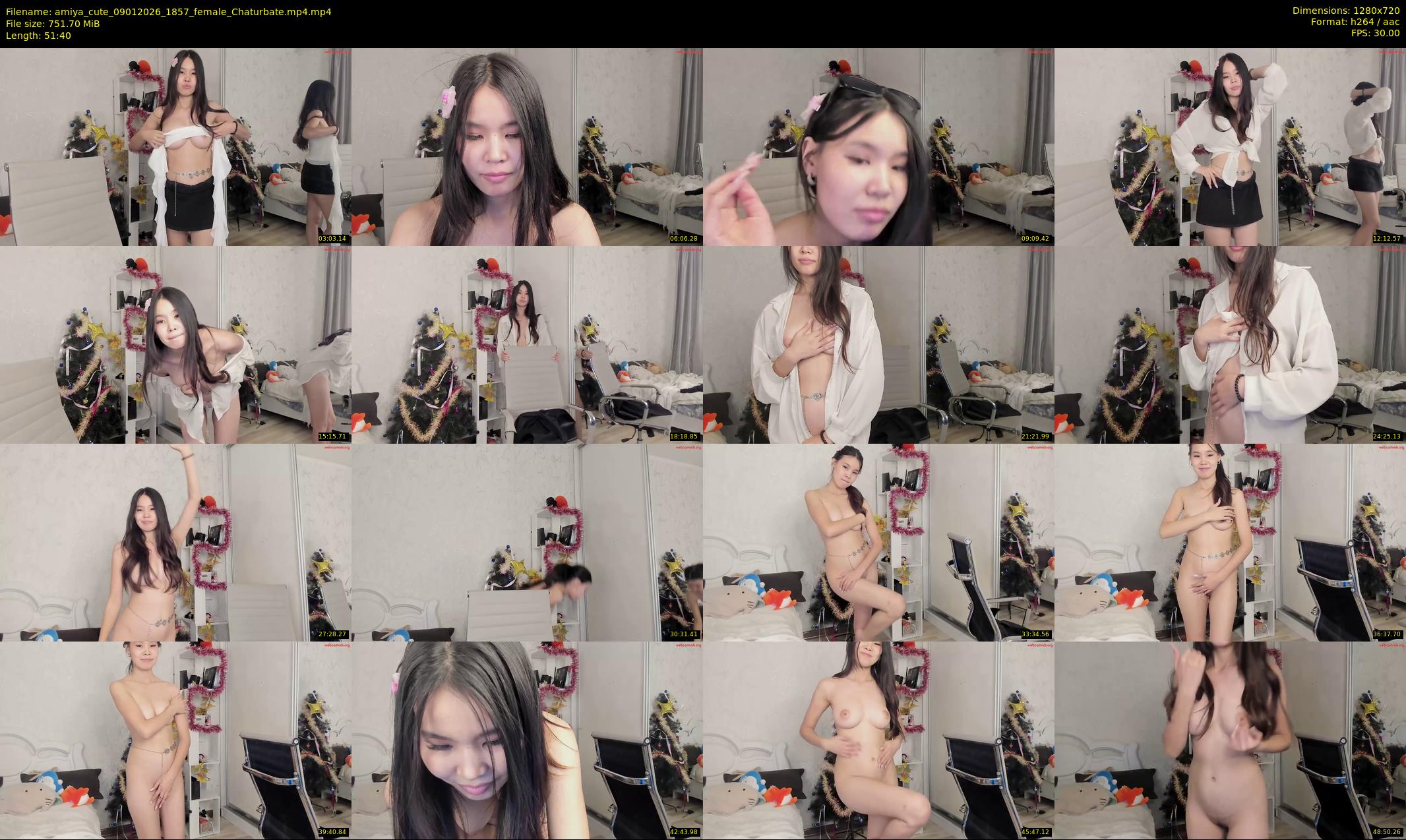 amiya_cute — 52 minute Chaturbate female cam show recording, 720p, Jan 9, 2026