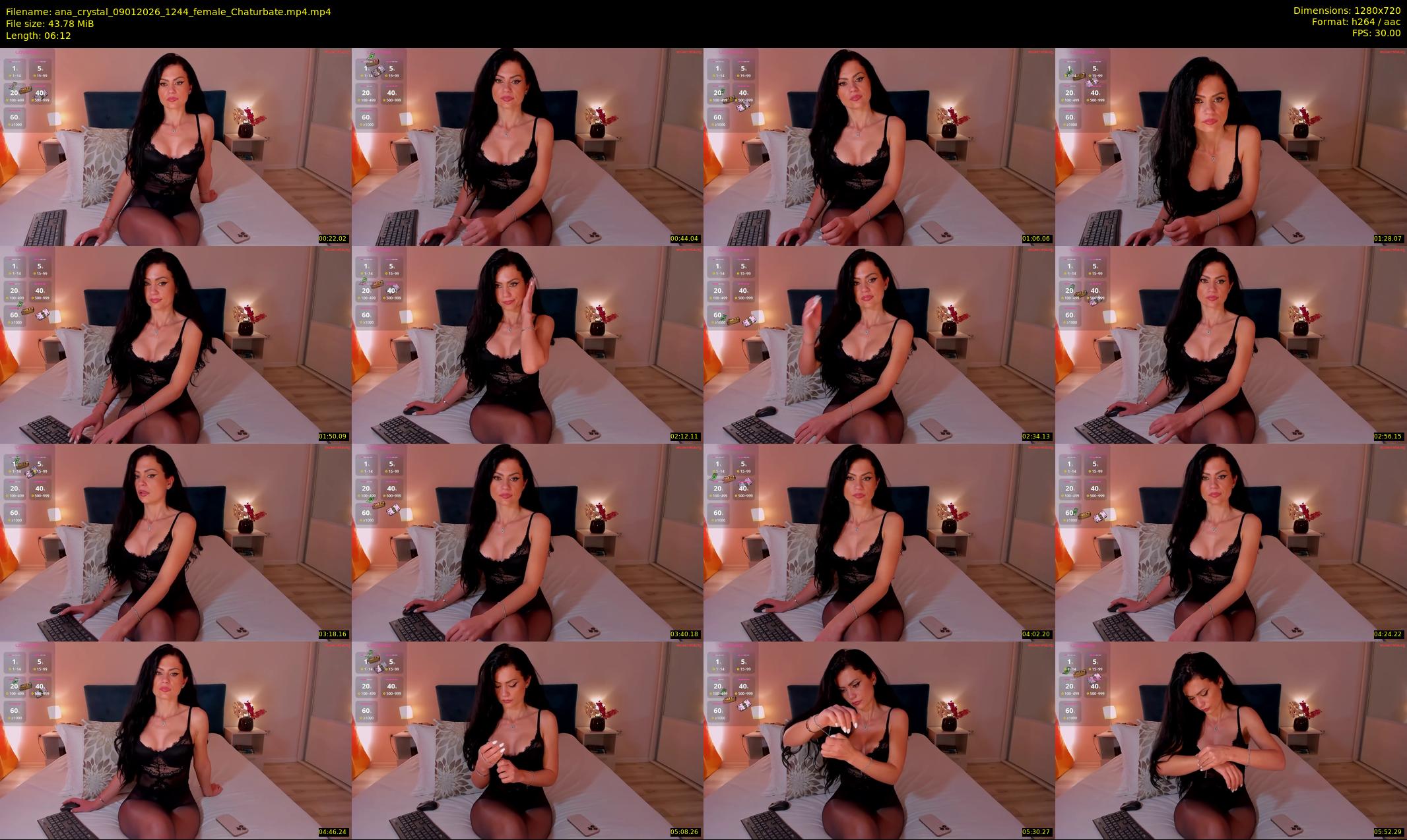 ana_crystal — 7 minute Chaturbate female cam show recording, 720p, Jan 9, 2026