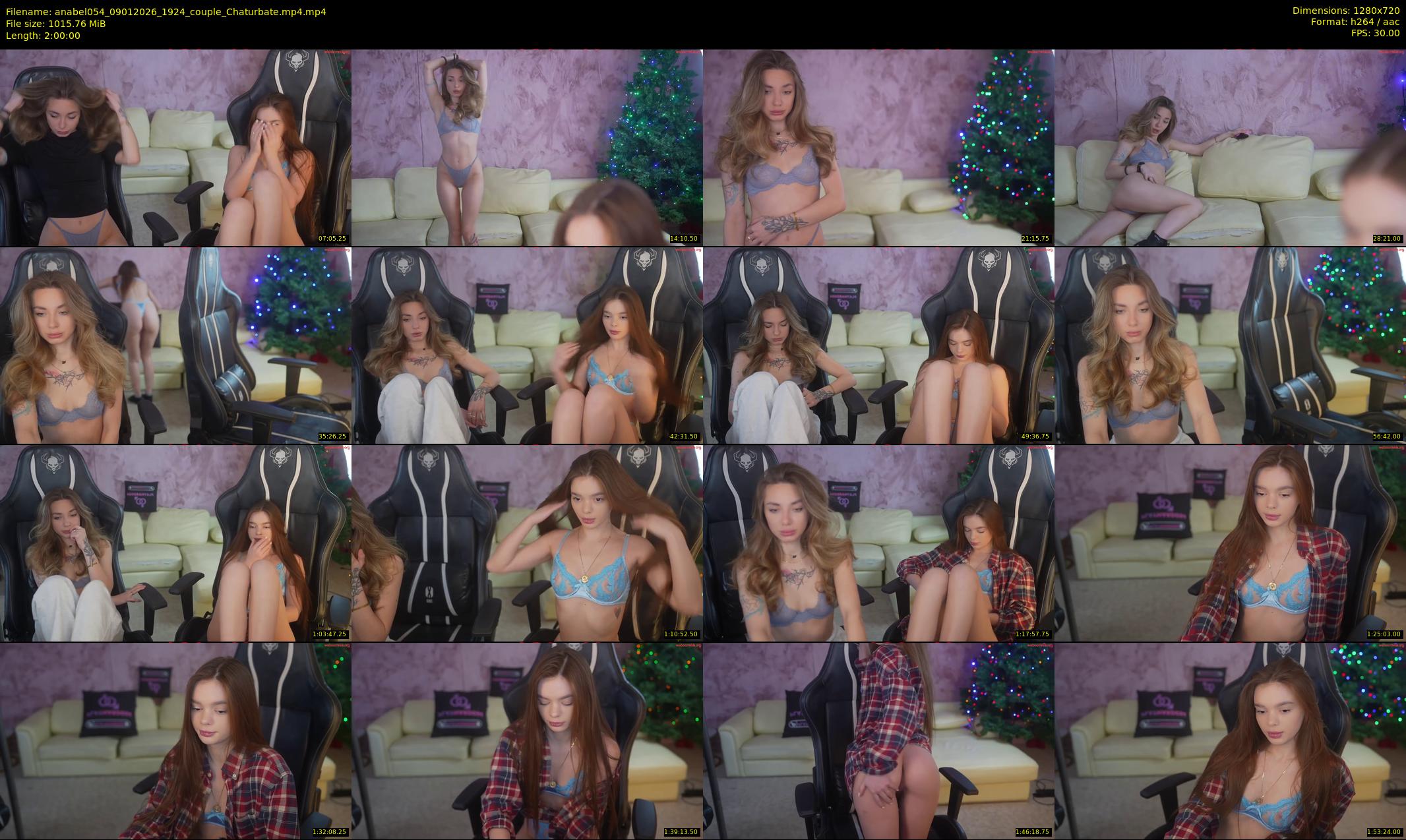 anabel054 — 120 minute Chaturbate female cam show recording, 720p, Jan 9, 2026