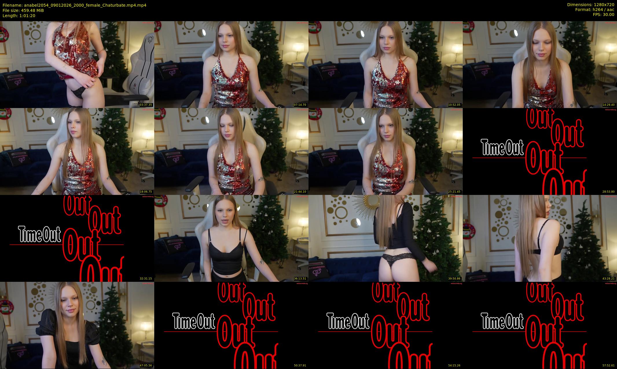 anabel2054 — 62 minute Chaturbate female cam show recording, 720p, Jan 9, 2026