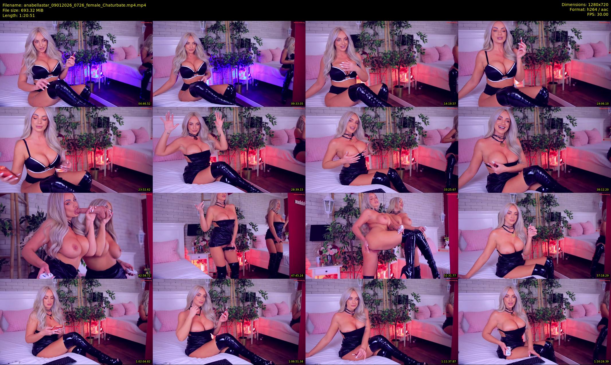 anabellastar — 81 minute Chaturbate female cam show recording, 720p, Jan 9, 2026