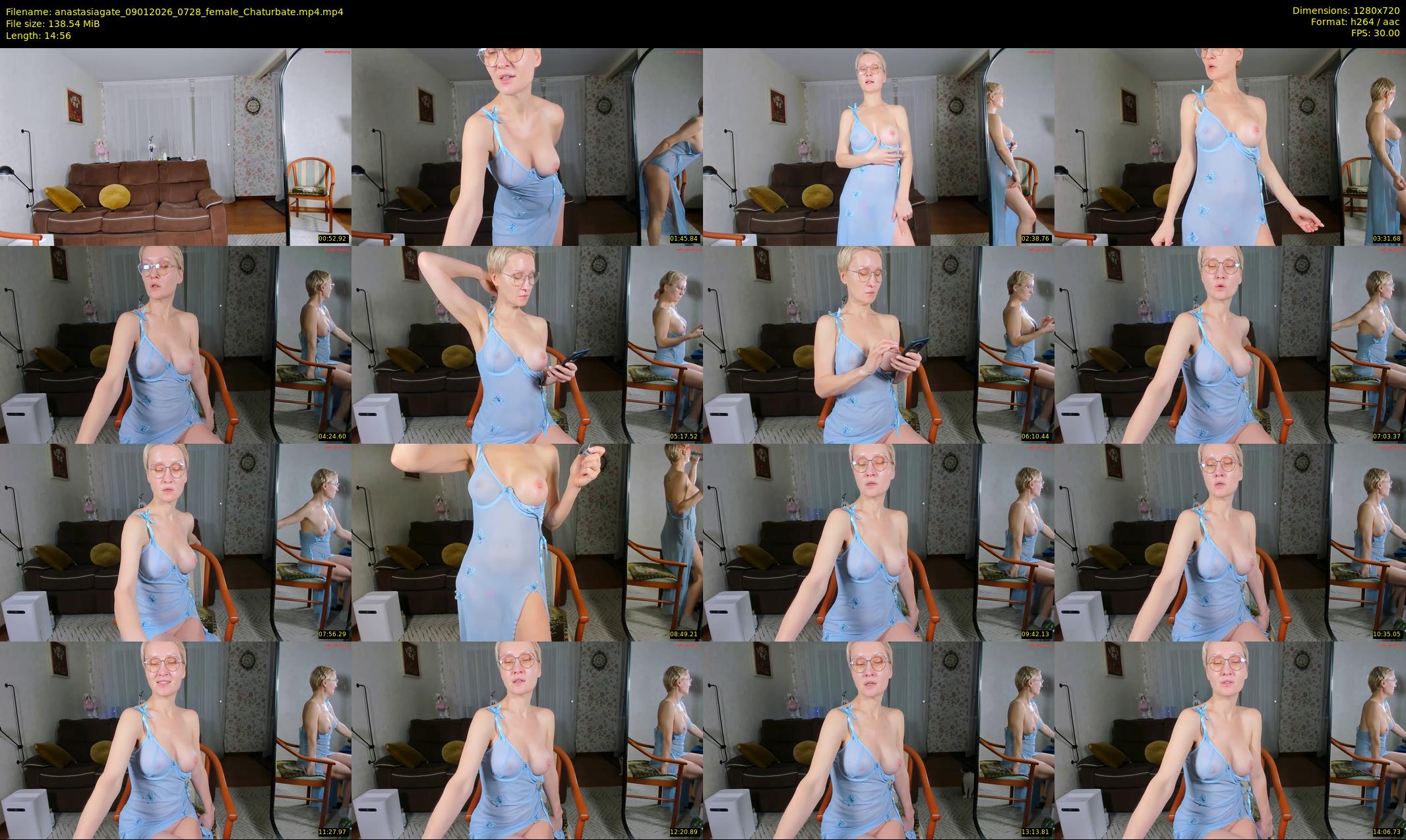 anastasiagate — 15 minute Chaturbate female cam show recording, 720p, Jan 9, 2026