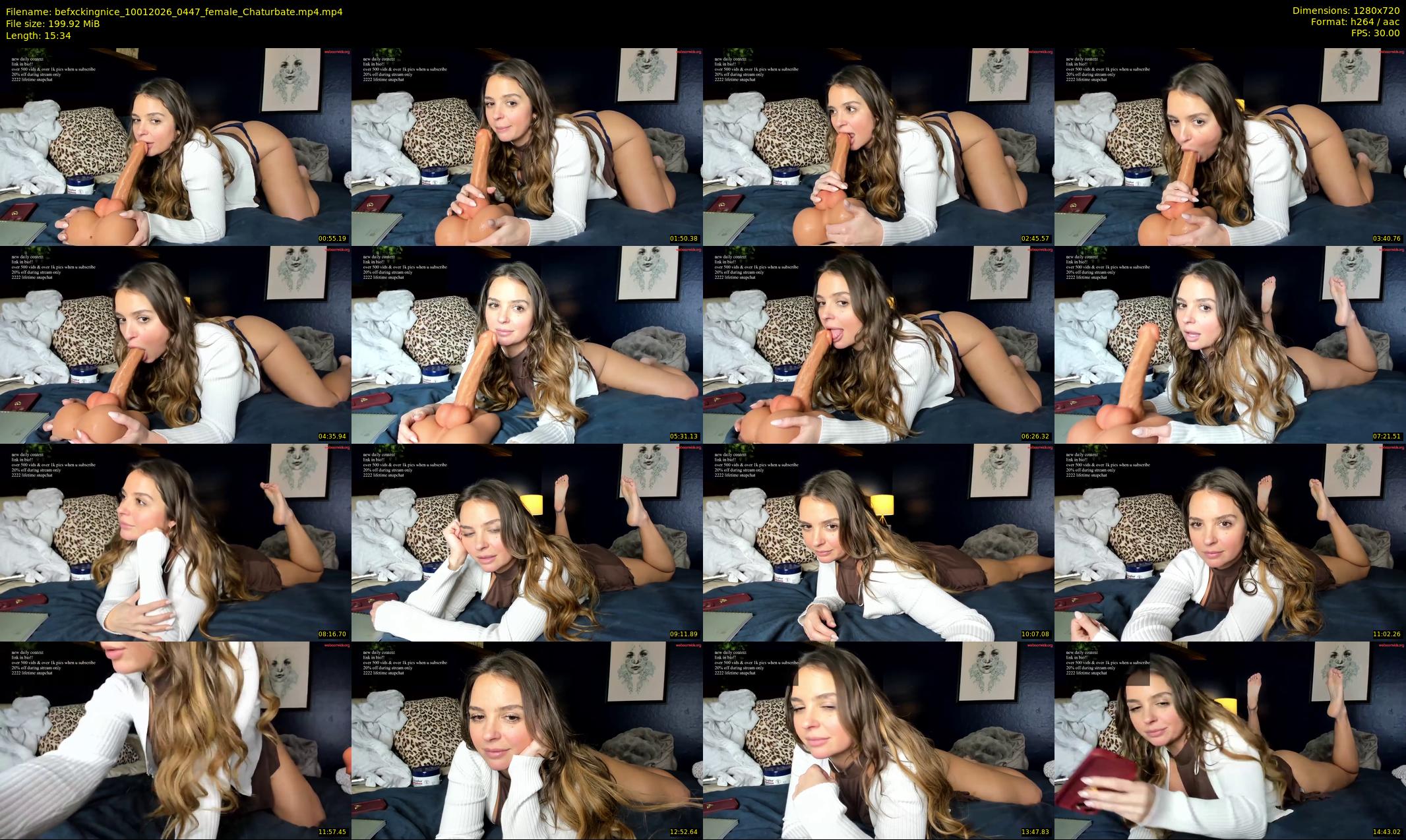 befxckingnice — 16 minute Chaturbate female cam show recording, 720p, Jan 10, 2026