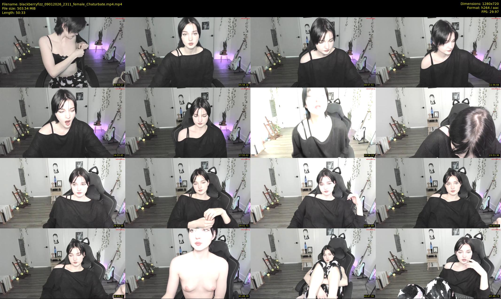 blackberryfizz — 51 minute Chaturbate female cam show recording, 720p, Jan 9, 2026