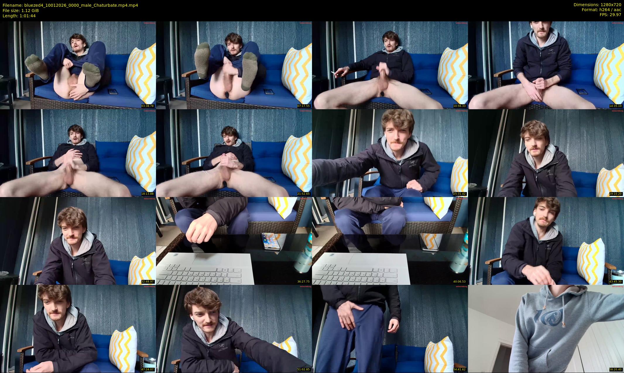 bluezed4 — 62 minute Chaturbate male cam show recording, 720p, Jan 10, 2026
