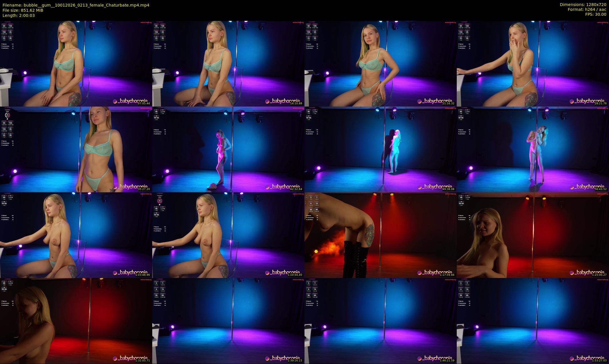 bubble__gum_ — 121 minute Chaturbate female cam show recording, 720p, Jan 10, 2026