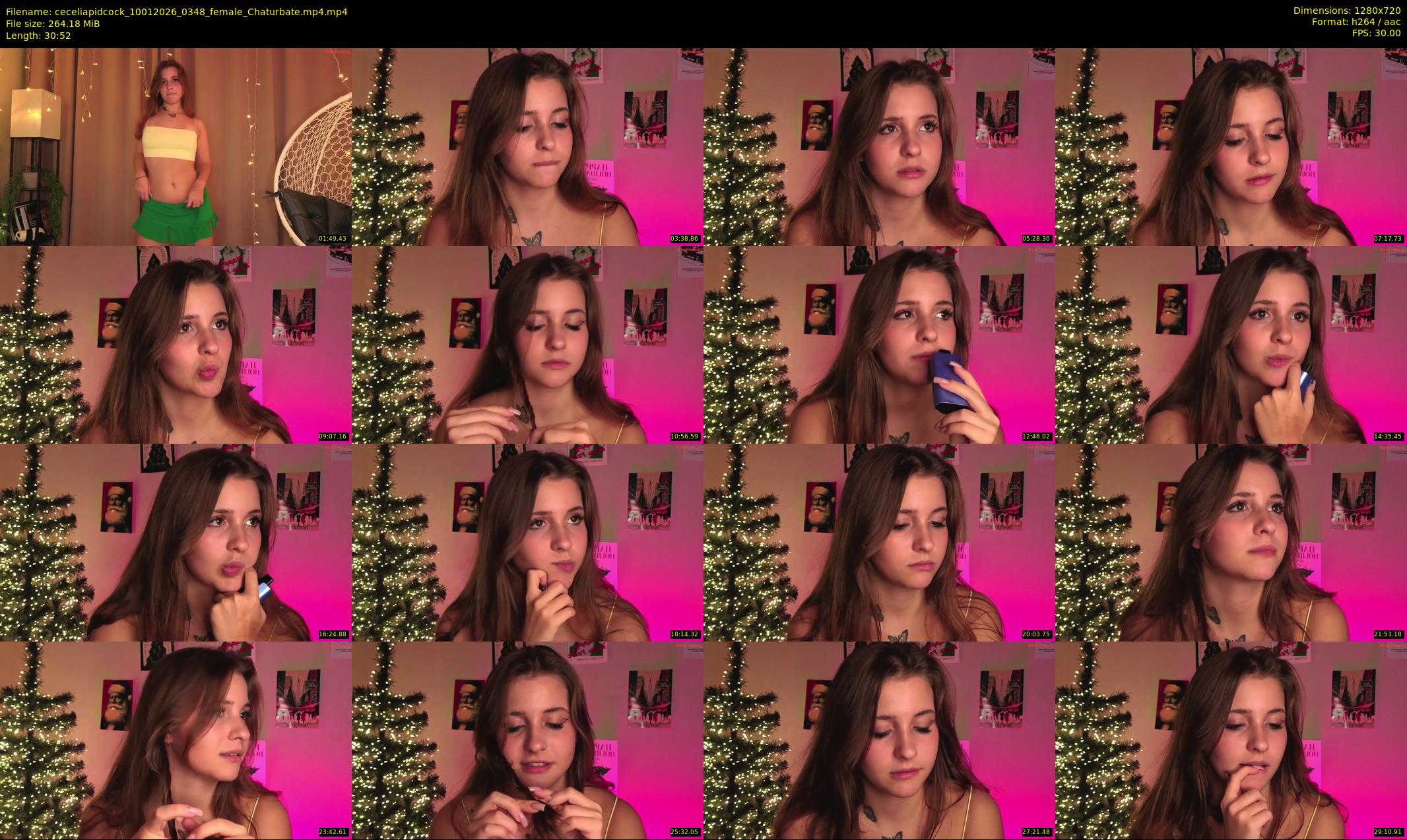 ceceliapidcock — 31 minute Chaturbate female cam show recording, 720p, Jan 10, 2026